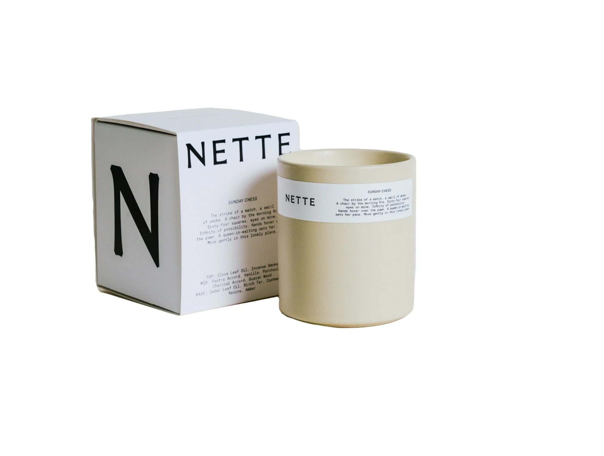 Nette Sunday Chess Ceramic Candle 11 oz. - Image 3