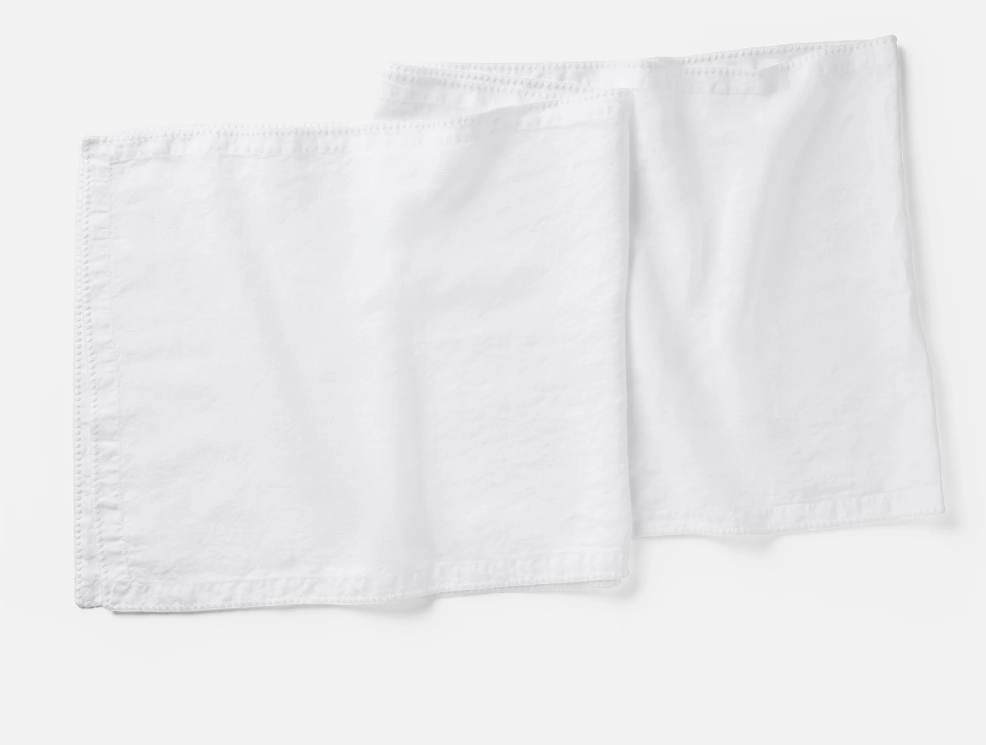 Olivos Embroidered Organic Linen Runner