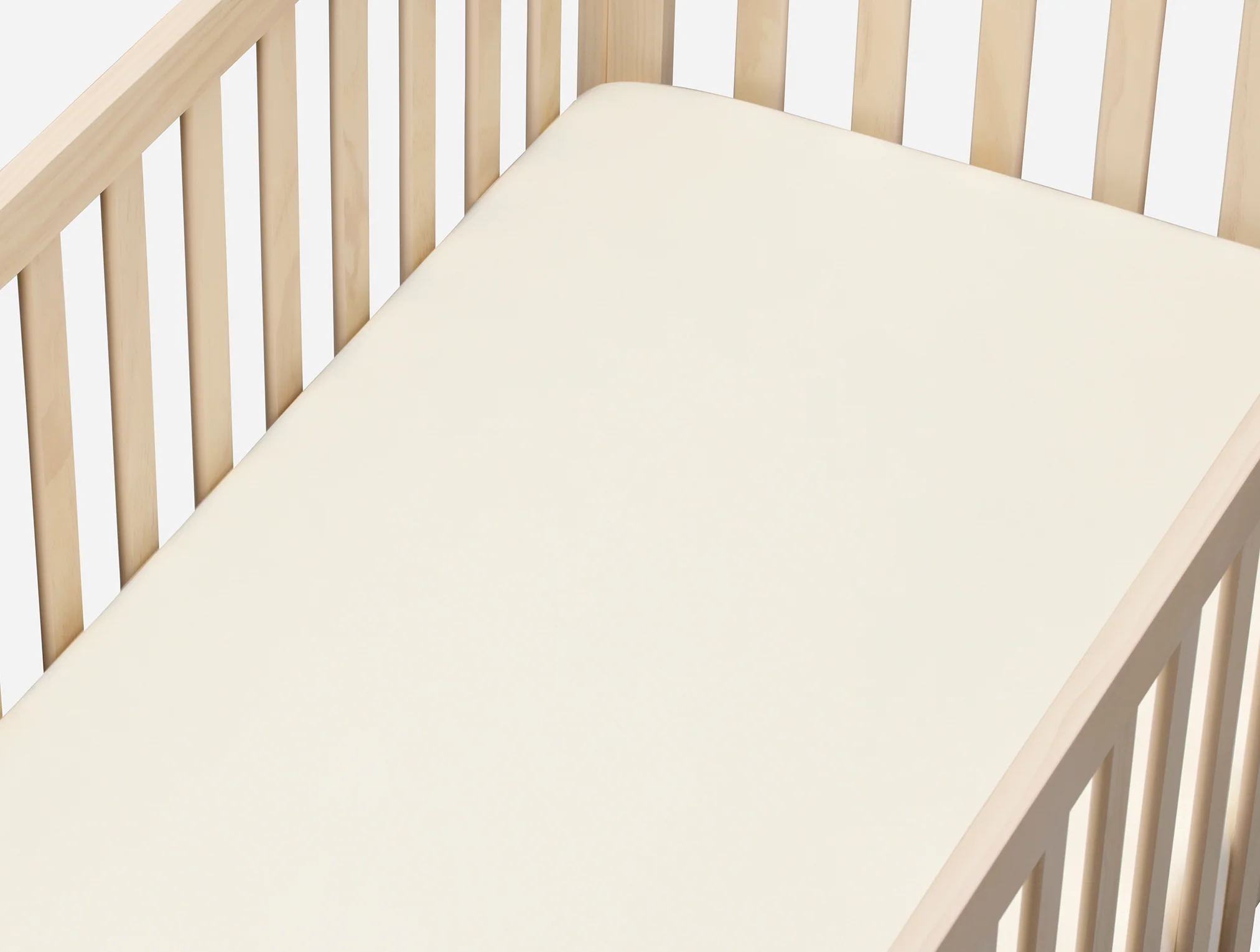 Organic Crinkled Percale™ Crib Sheet - Image 2