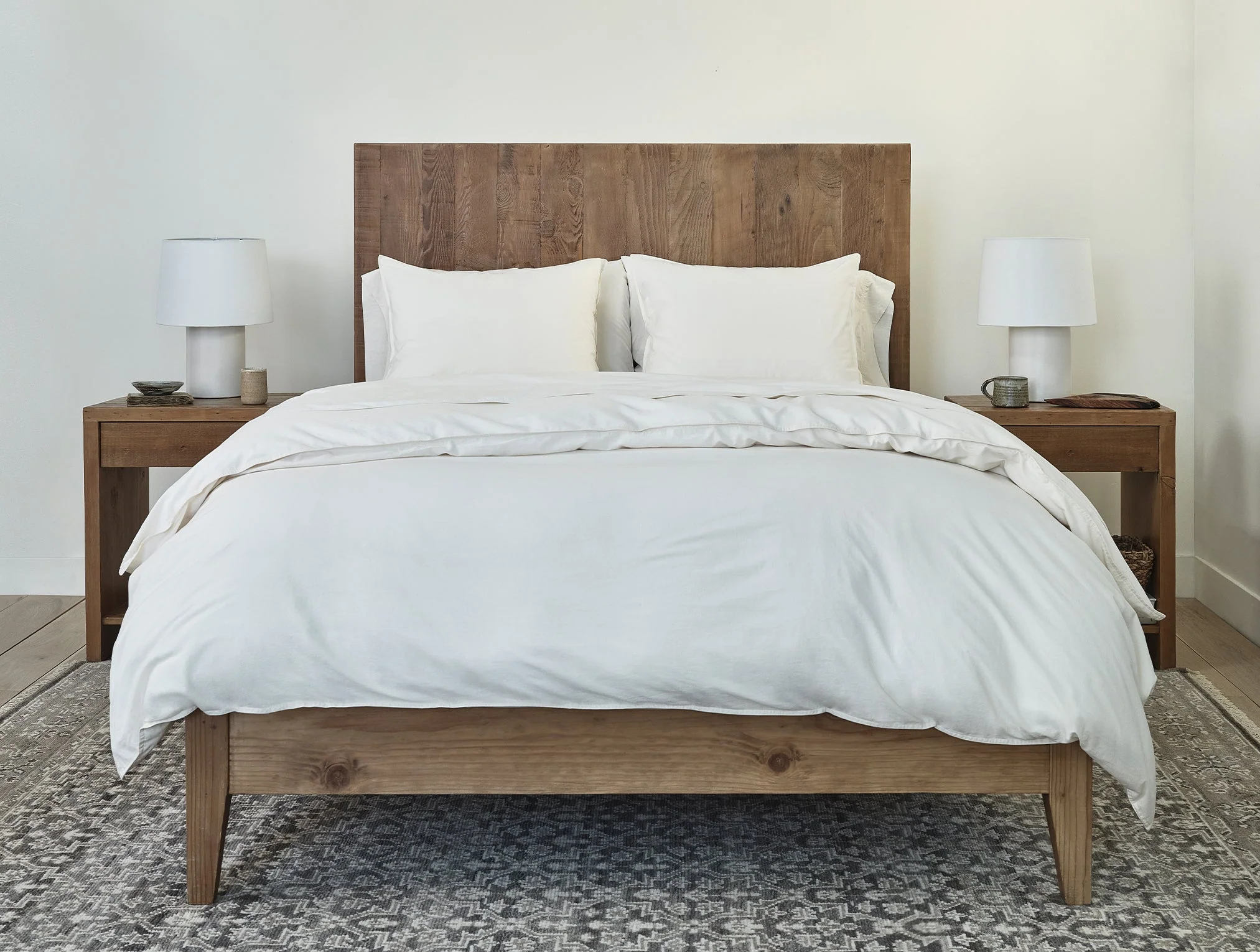 Organic Crinkled Percale Deluxe Bed Bundle - Image 19