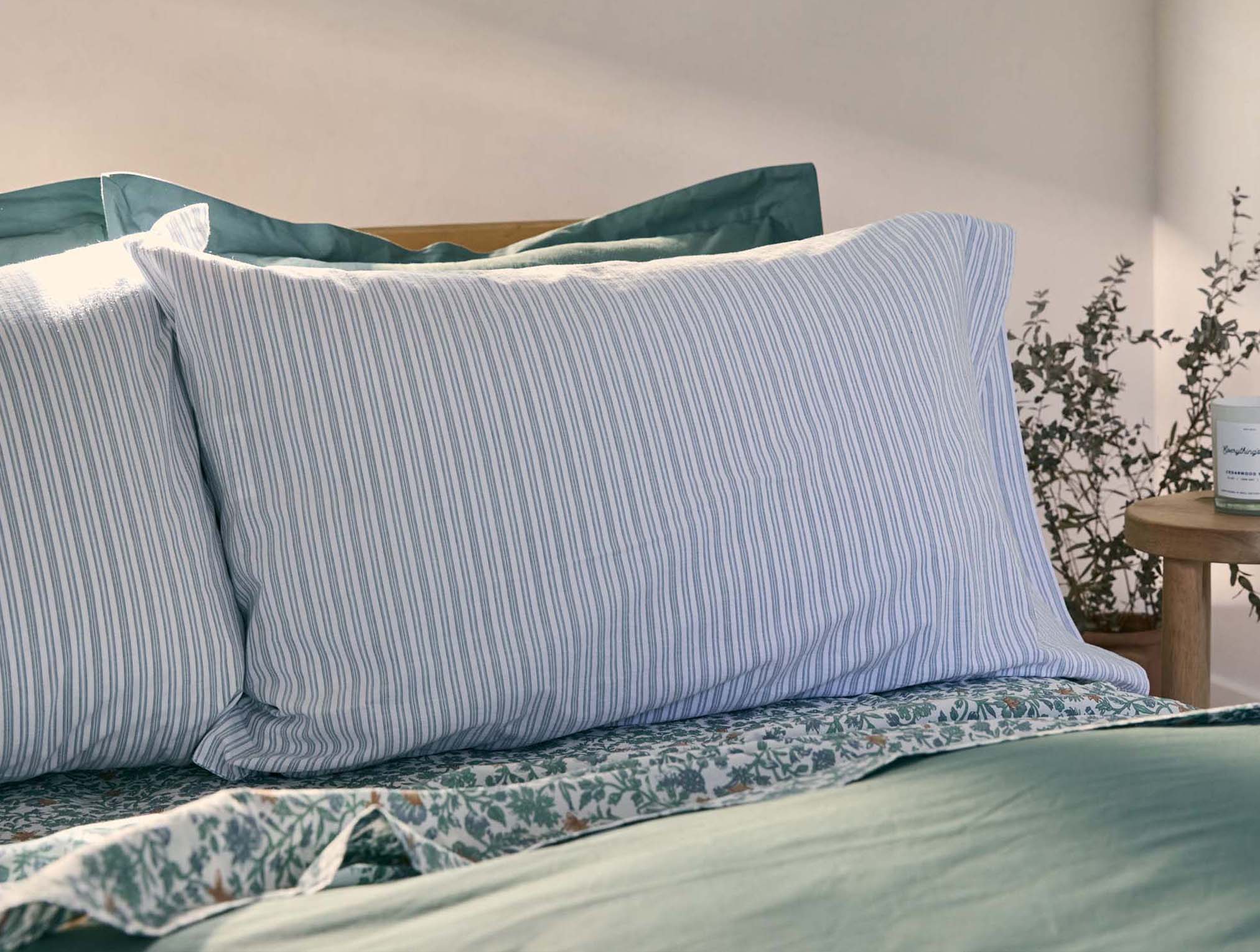 Organic Crinkled Percale Deluxe Bed Bundle - Image 20