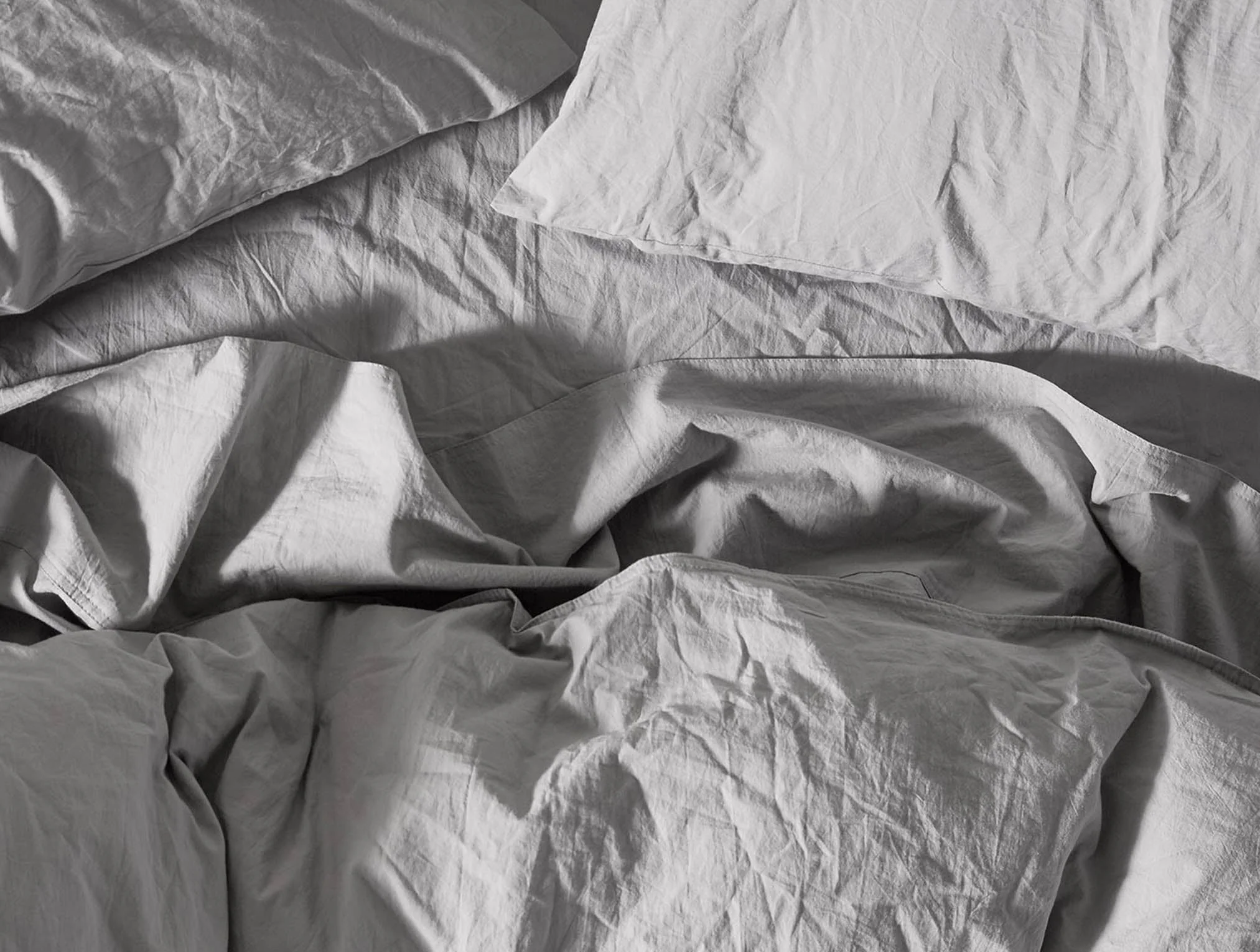 Organic Crinkled Percale Deluxe Bed Bundle - Image 25