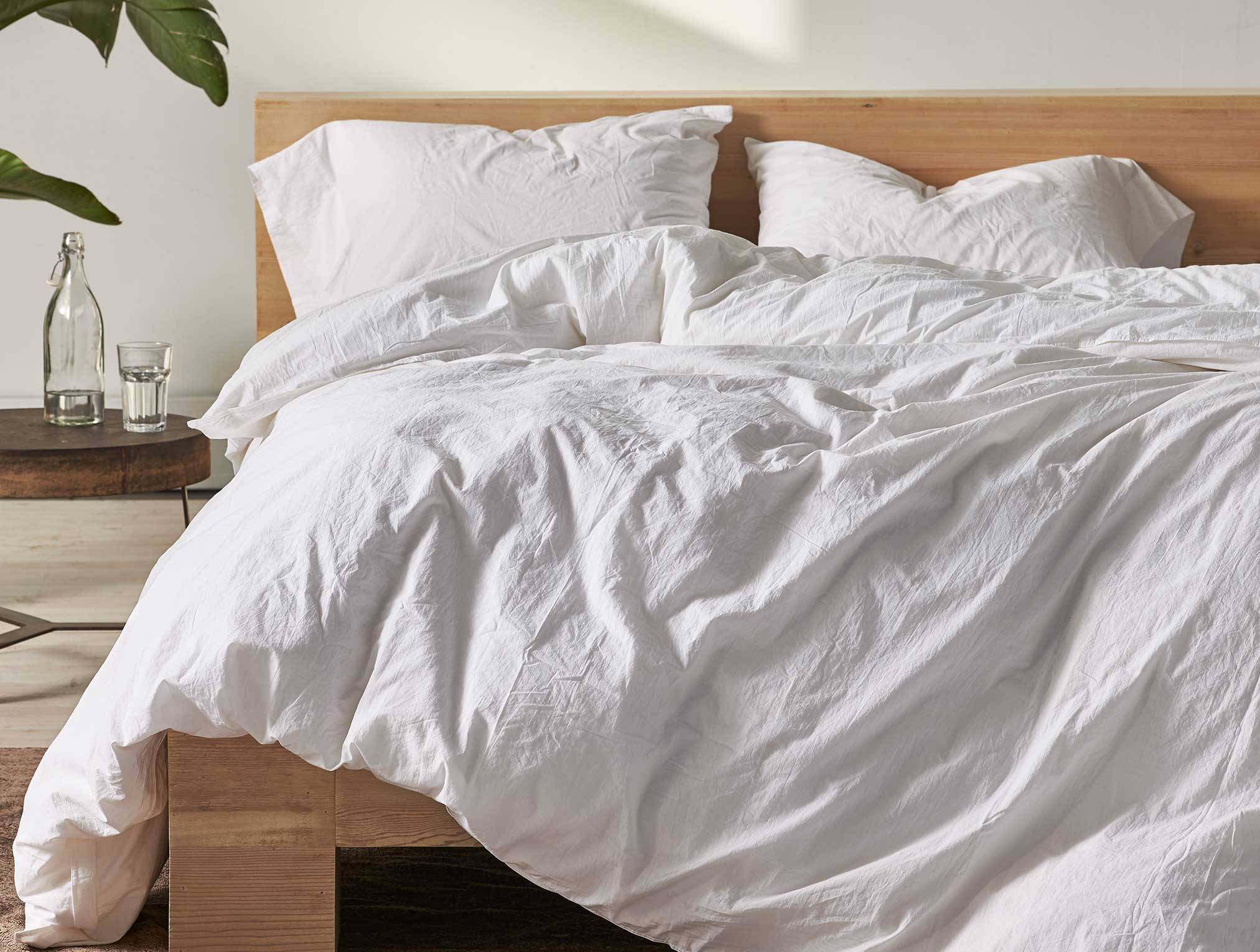Organic Crinkled Percale Deluxe Bed Bundle - Image 4
