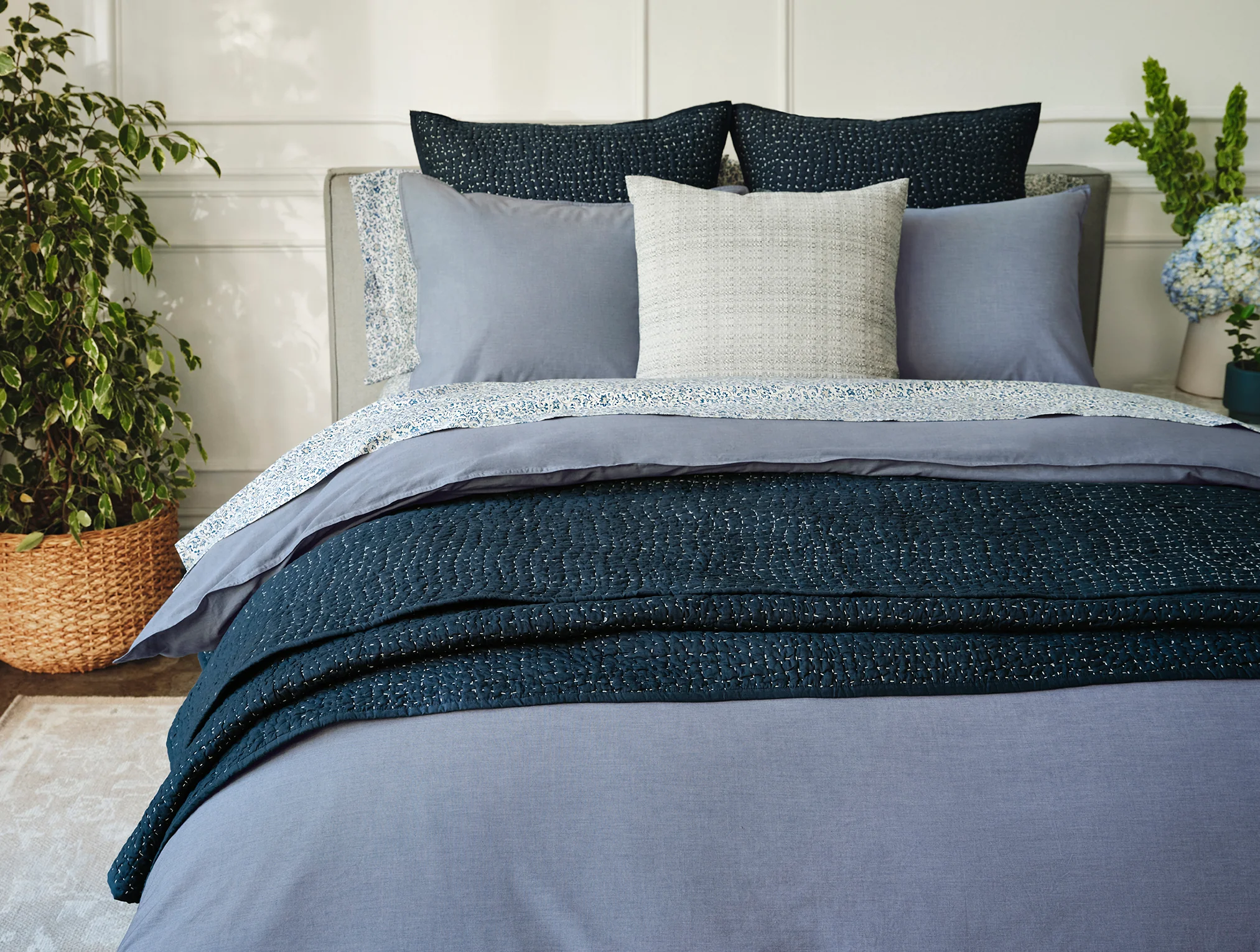 Organic Crinkled Percale™ Duvet Cover - Image 3