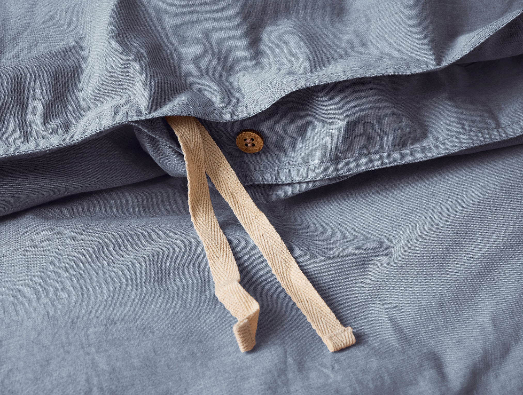Organic Crinkled Percale™ Duvet Cover - Image 4