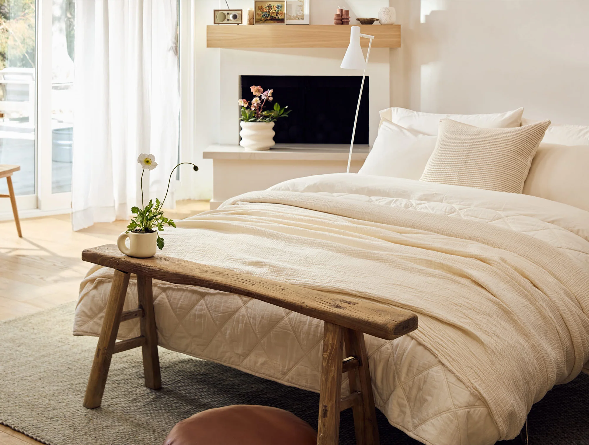 Organic Crinkled Percale™ Duvet Cover - Image 2