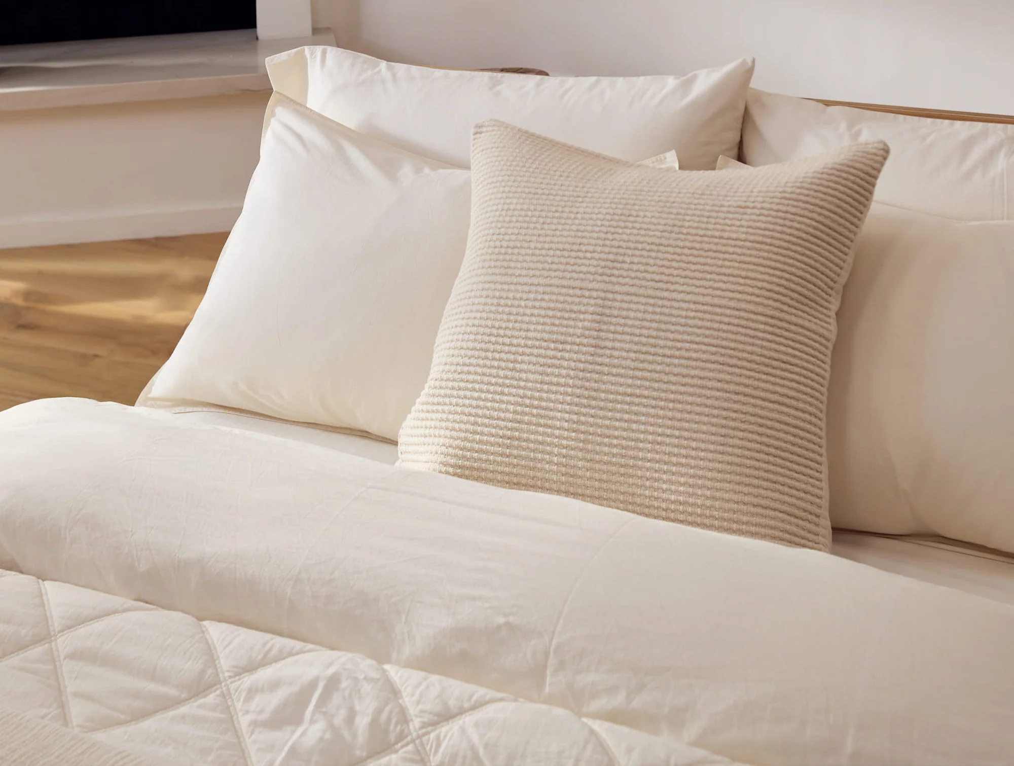 Organic Crinkled Percale™ Duvet Cover - Image 3