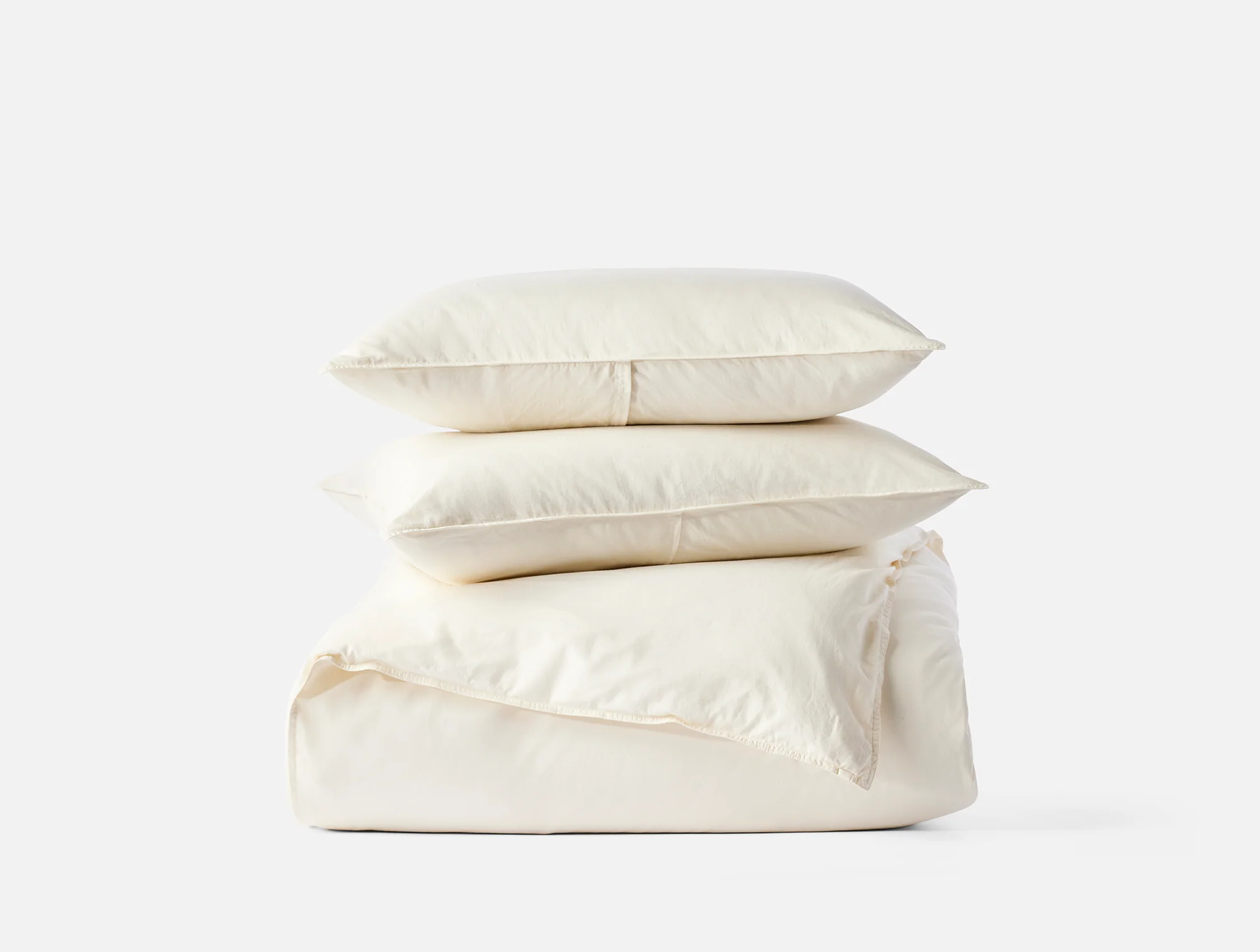 Organic Crinkled Percale™ Duvet Set - Image 17
