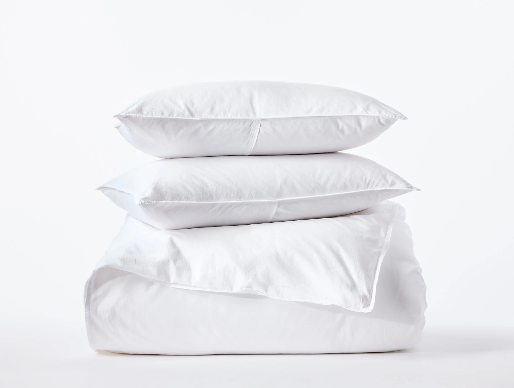 Organic Crinkled Percale™ Duvet Set - Image 3