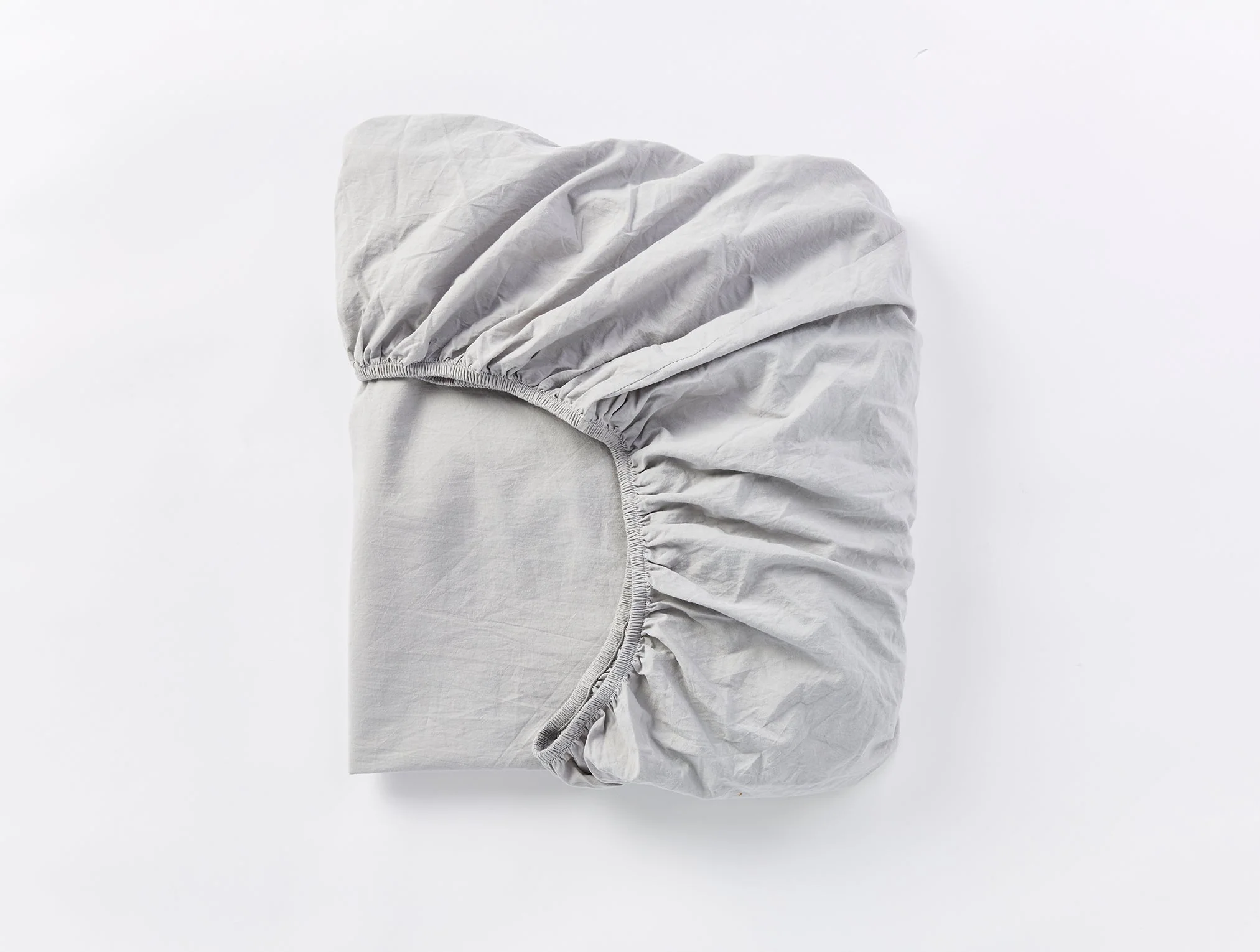 Organic Crinkled Percale™ Fitted Sheet - Renewed - Image 2