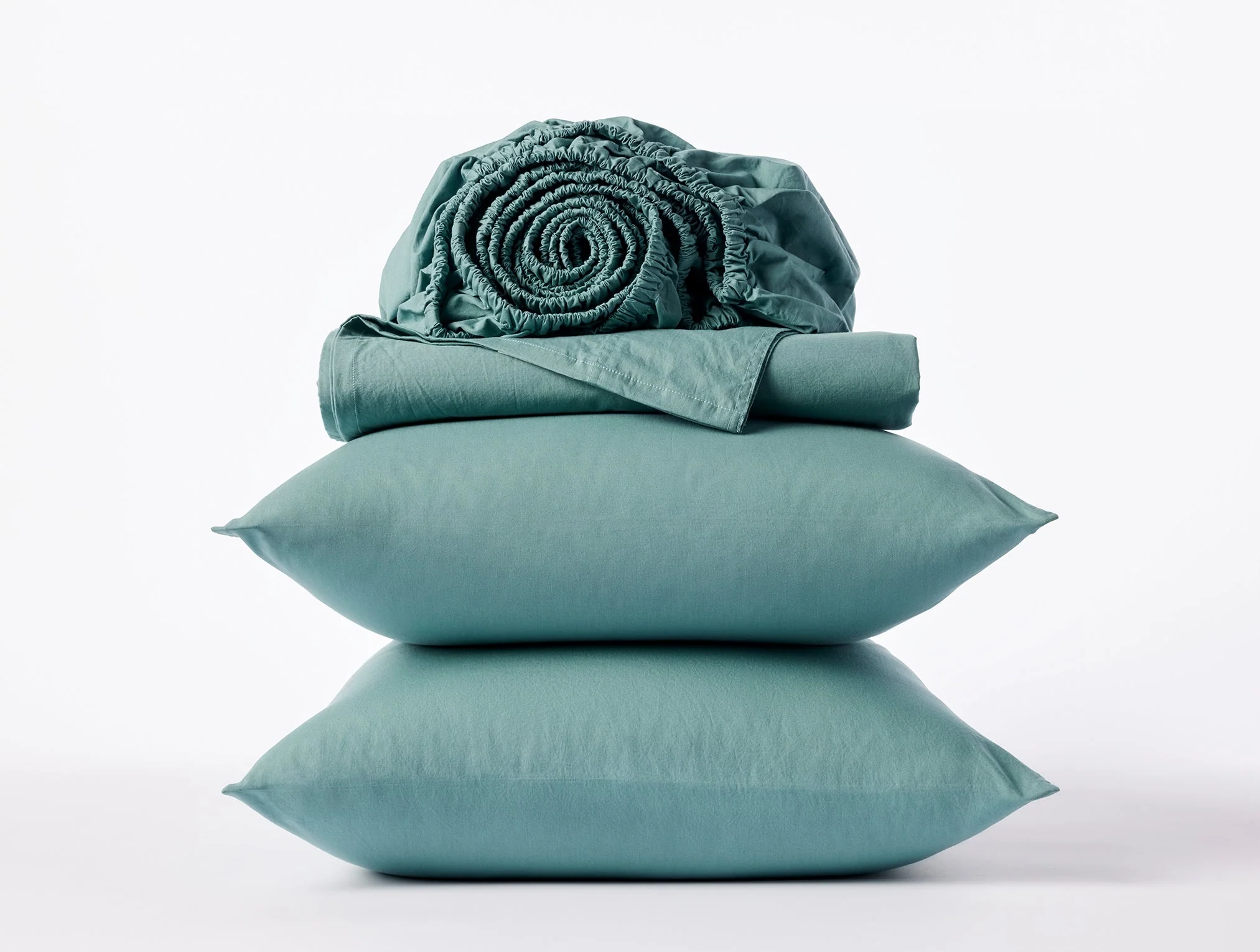 Organic Crinkled Percale™ Fitted Sheet