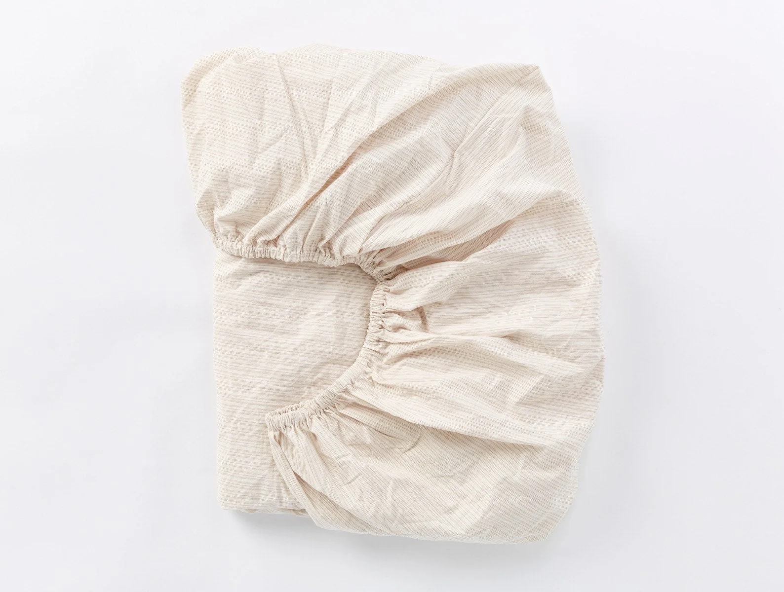 Organic Crinkled Percale™ Fitted Sheet - Image 2
