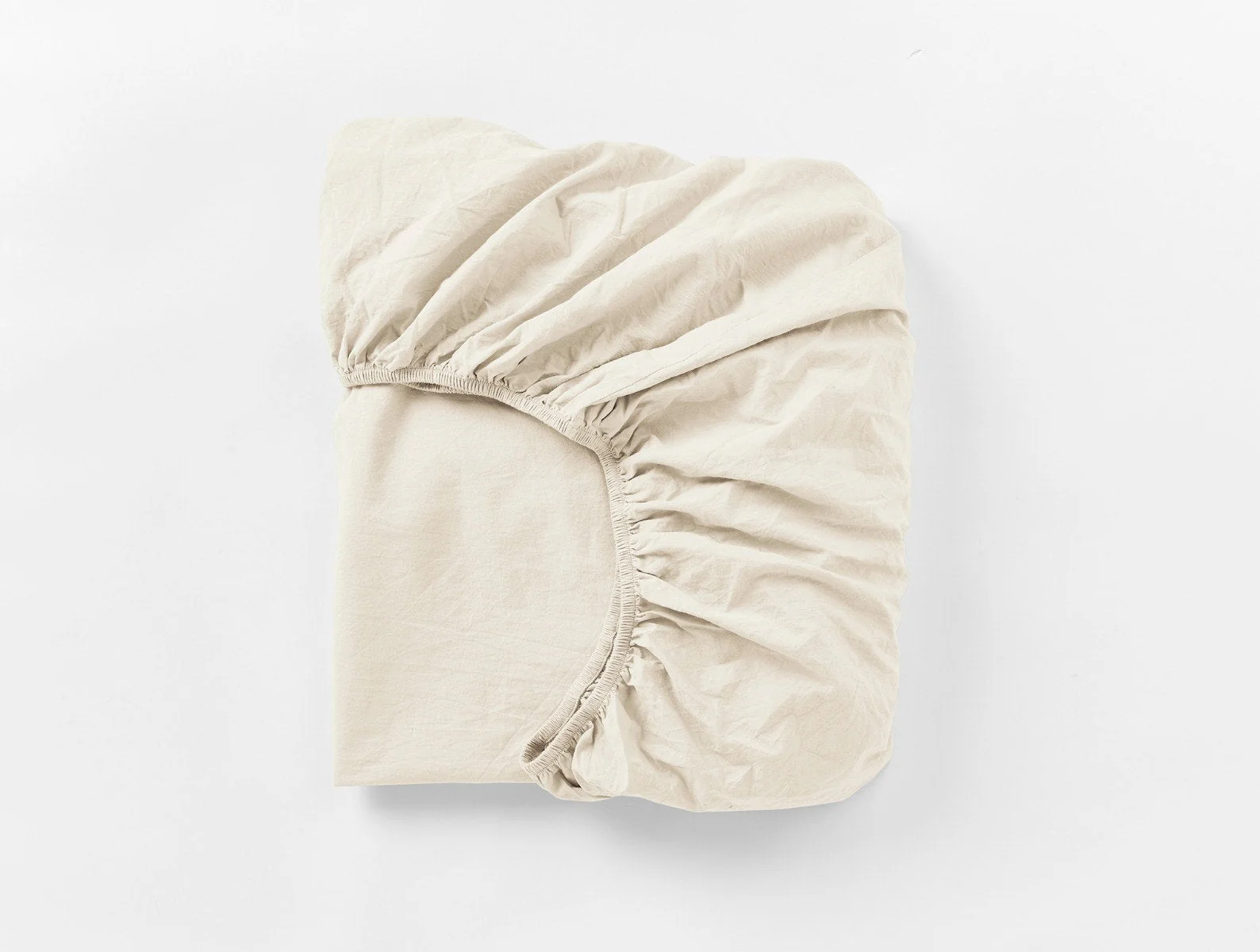 Organic Crinkled Percale™ Fitted Sheet - Renewed - Image 7