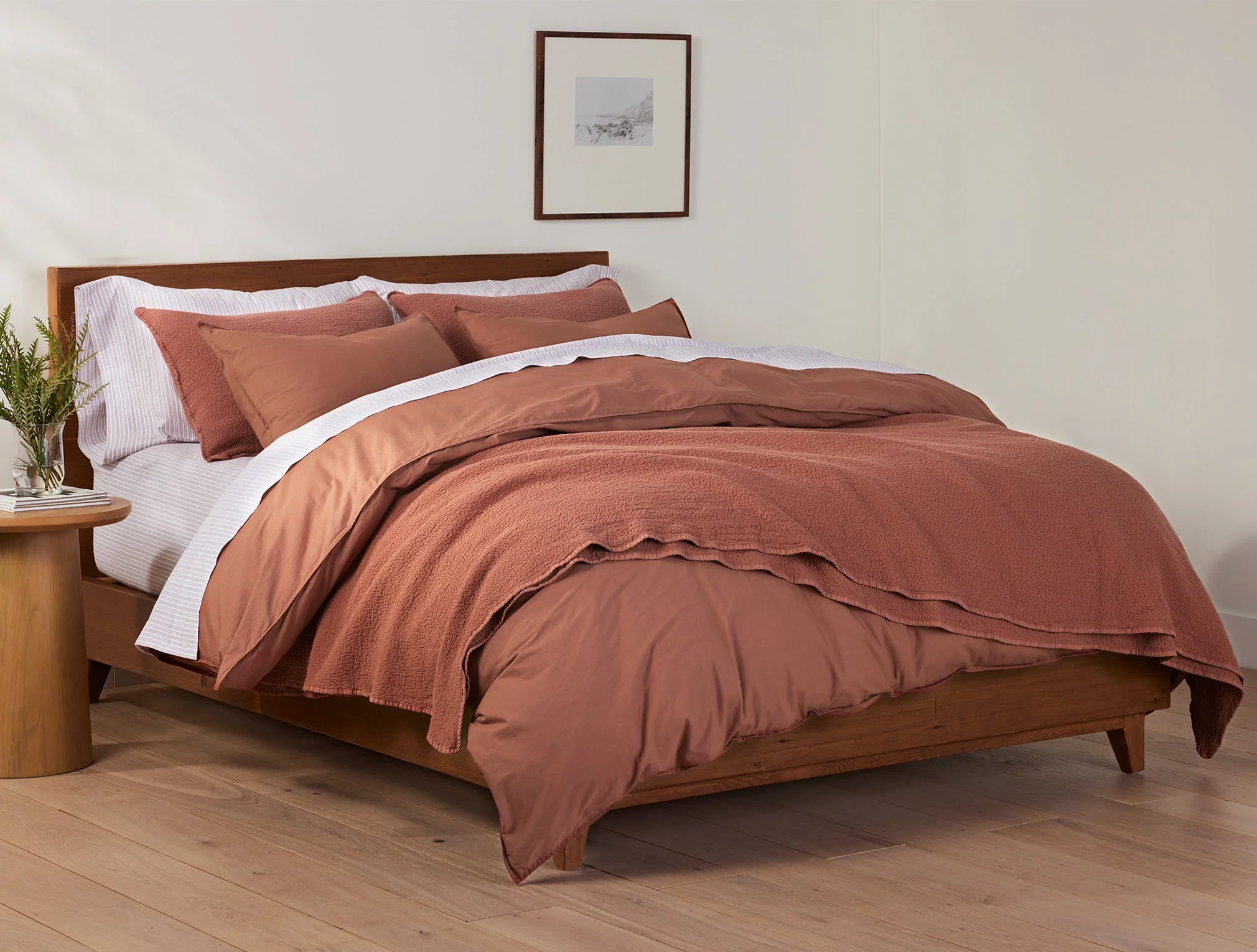 Organic Crinkled Percale™ Minimalist Bed Bundle - Image 34