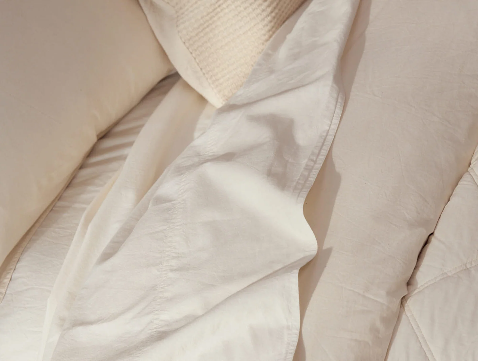 Organic Crinkled Percale™ Sheet Set - Renewed - Image 3