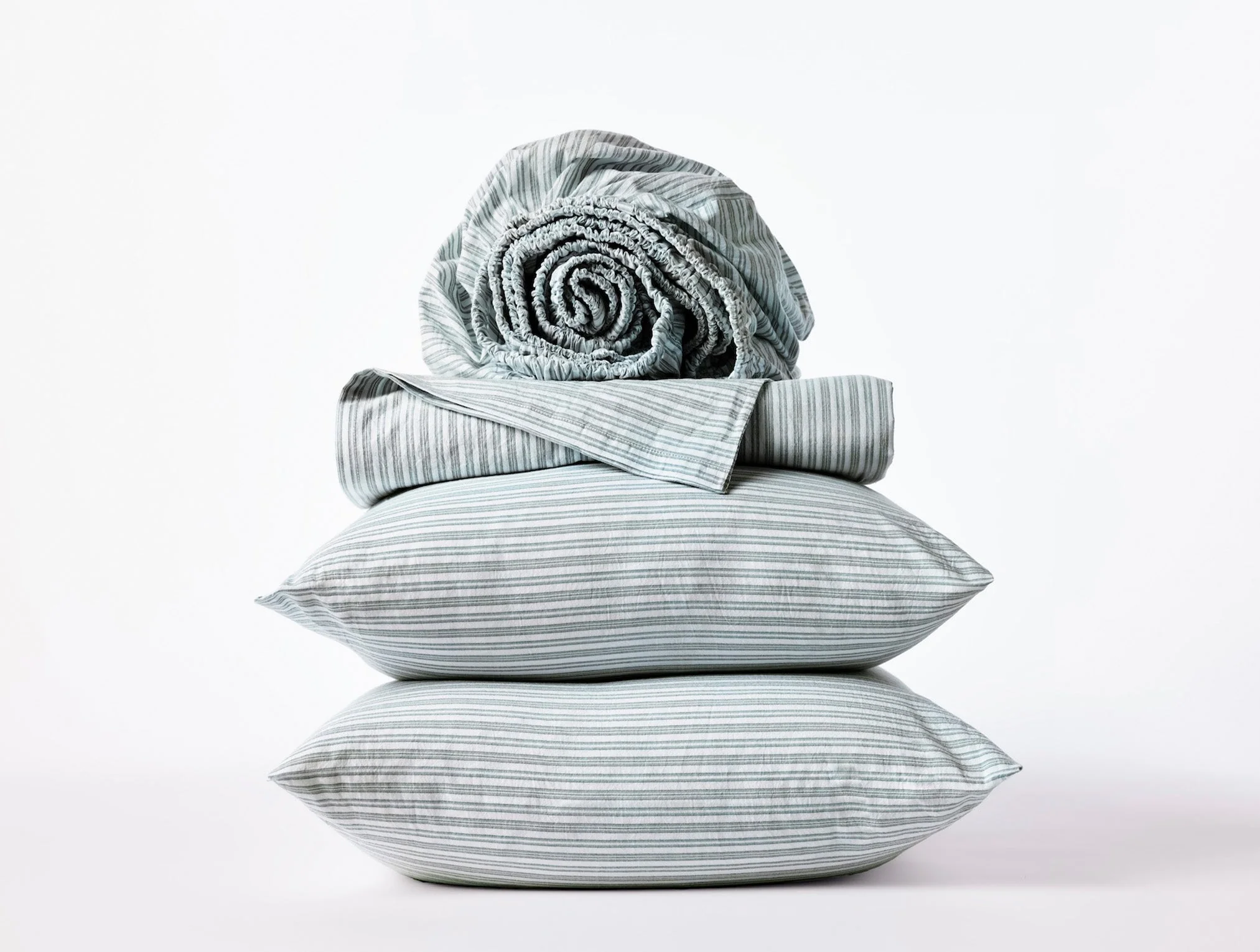 Organic Crinkled Percale™ Sheet Set - Renewed - Image 2