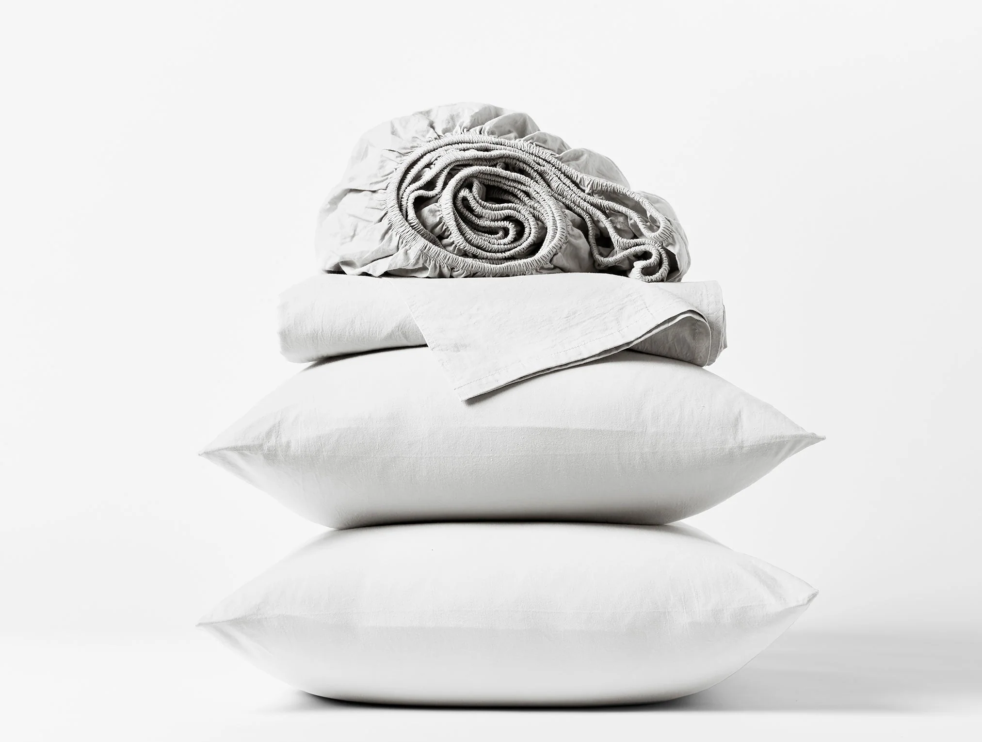 Organic Crinkled Percale™ Sheet Set - Renewed - Image 6