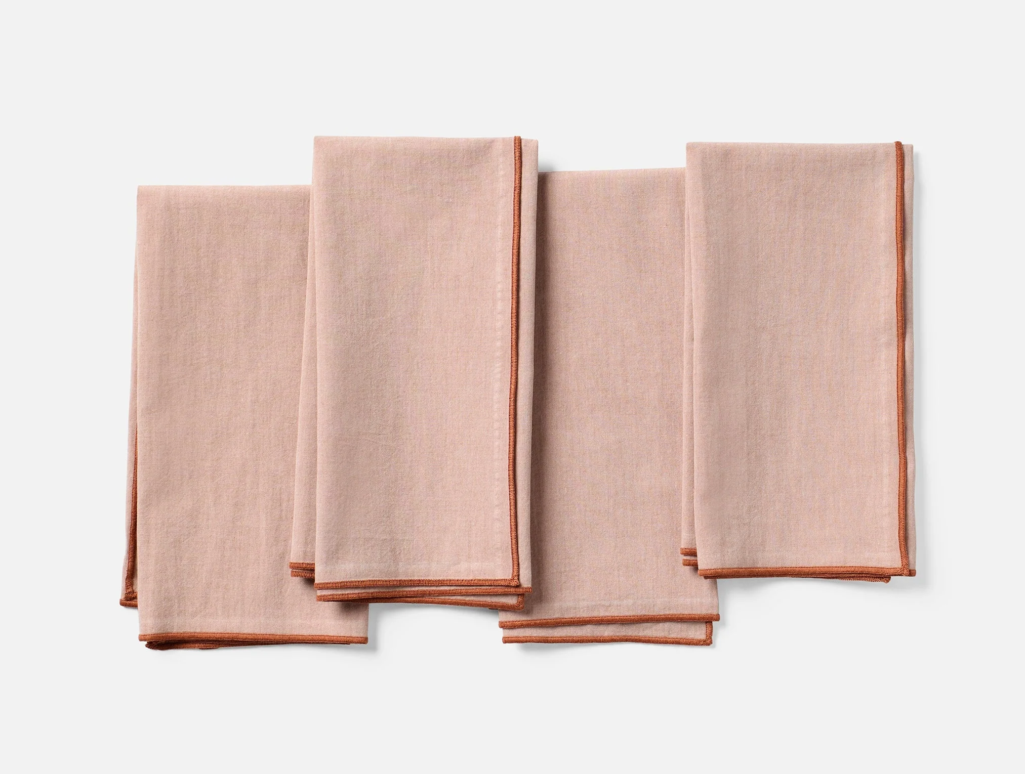 Organic Print Percale Napkins, Set of 4