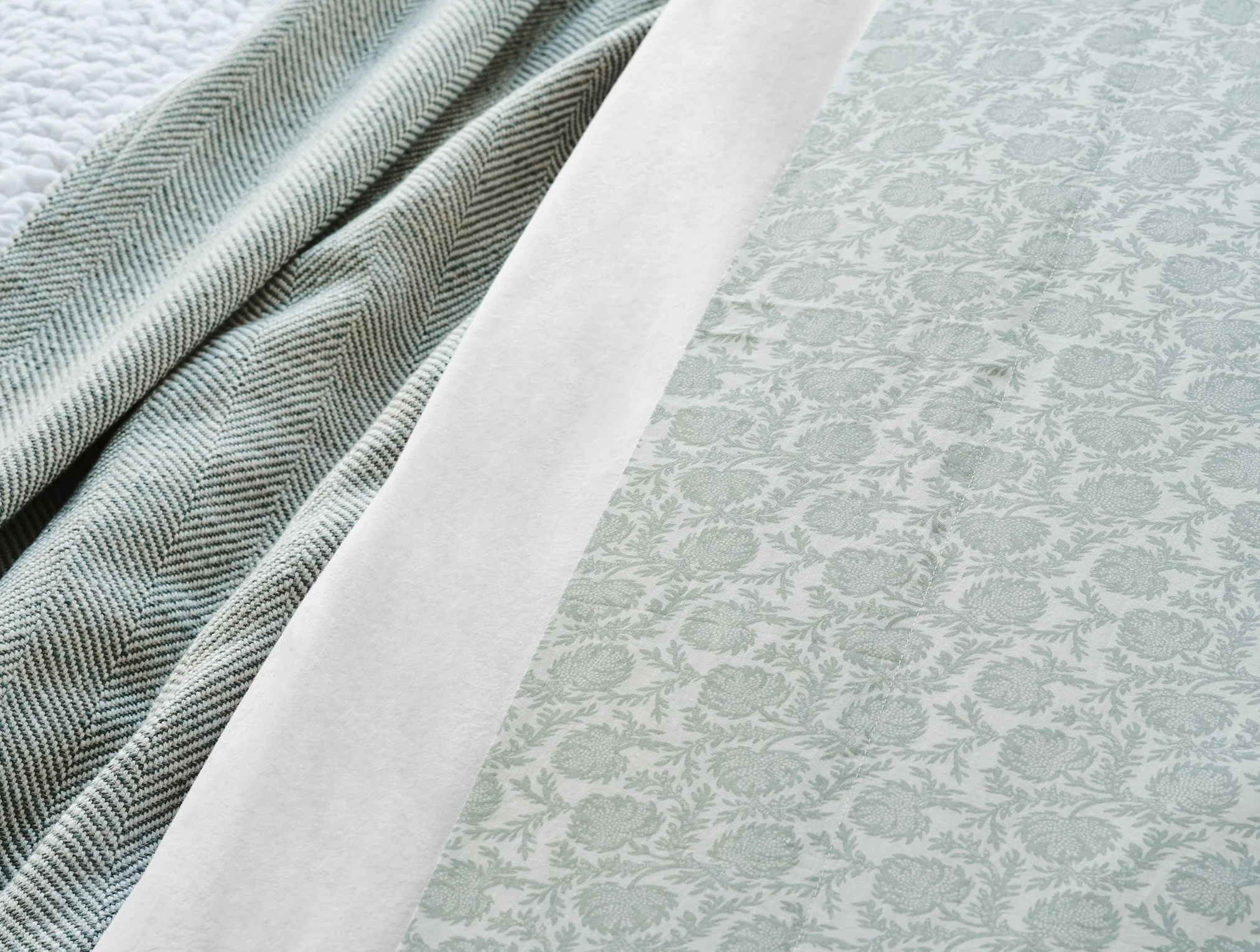 Organic Print Percale Sheet Set - Image 3