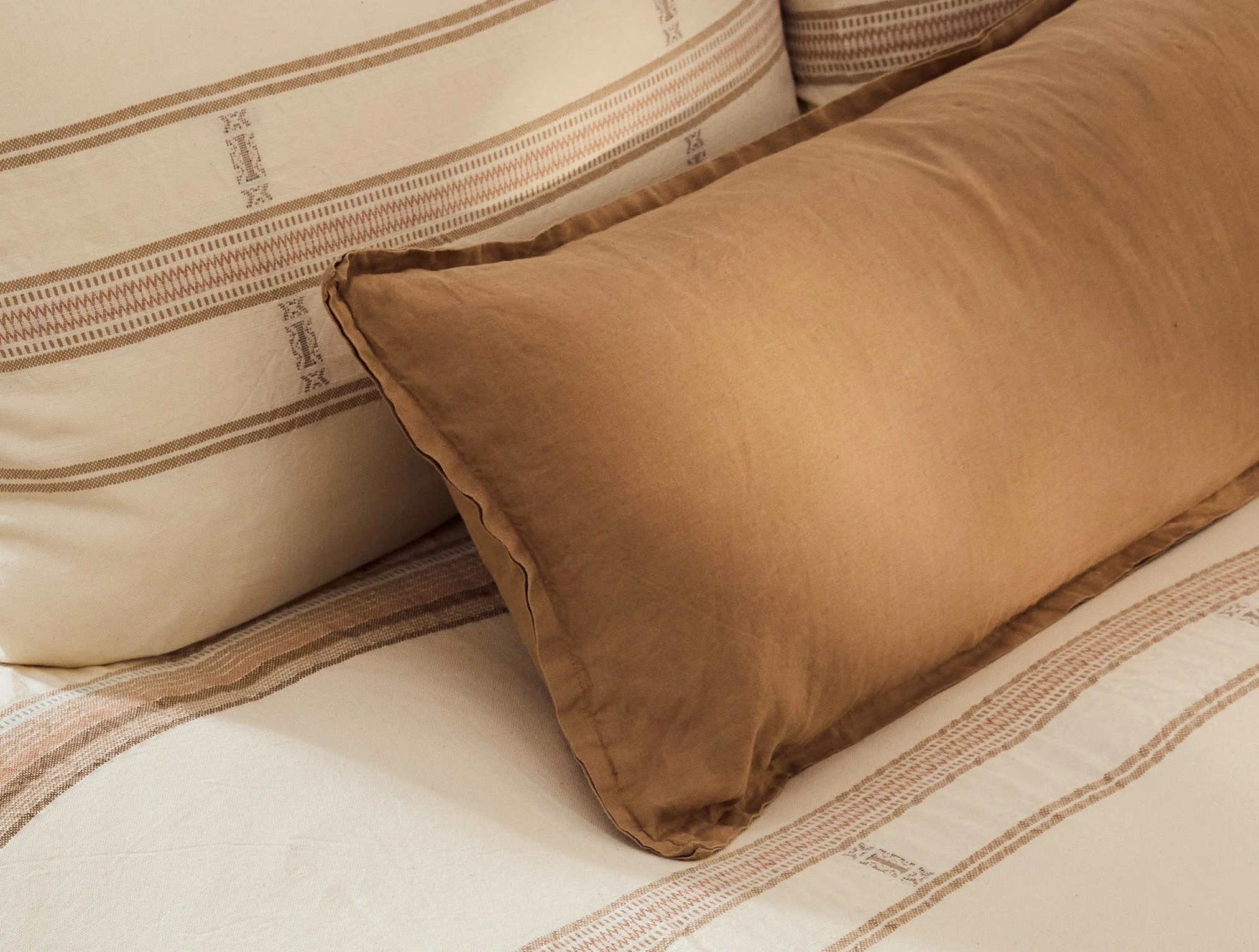 Organic Relaxed Linen Decorative Pillow Cover - Renewed - Image 3