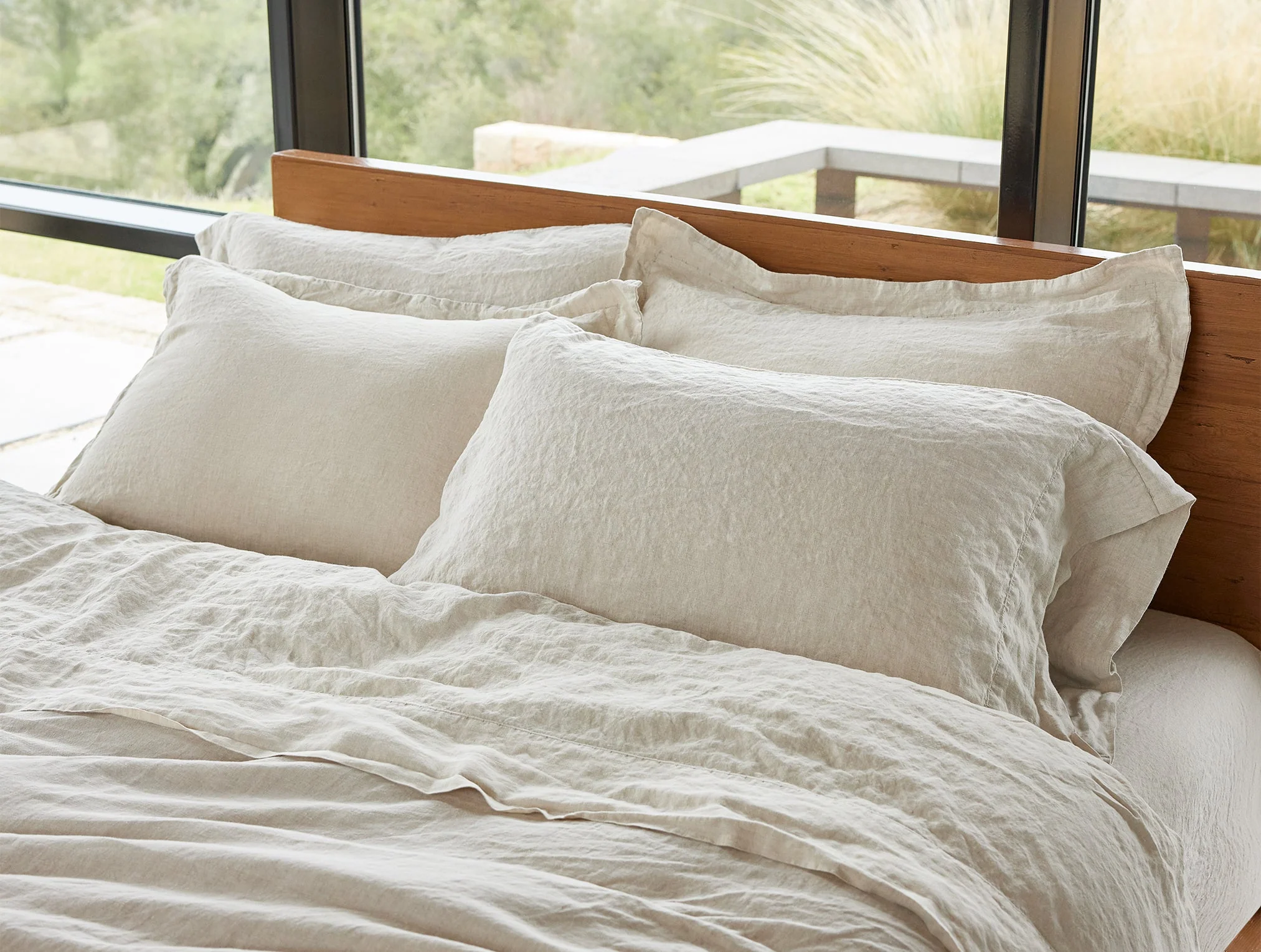 Organic Relaxed Linen Deluxe Bed Bundle - Image 13