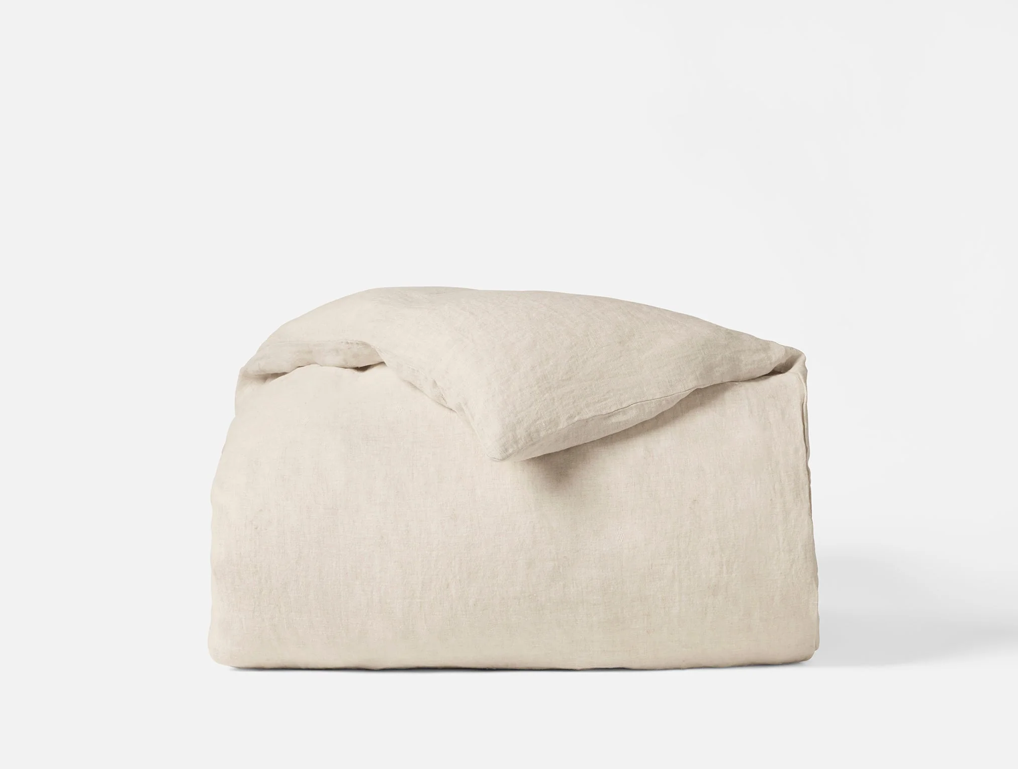 Organic Relaxed Linen Duvet Cover - Renewed - Image 5