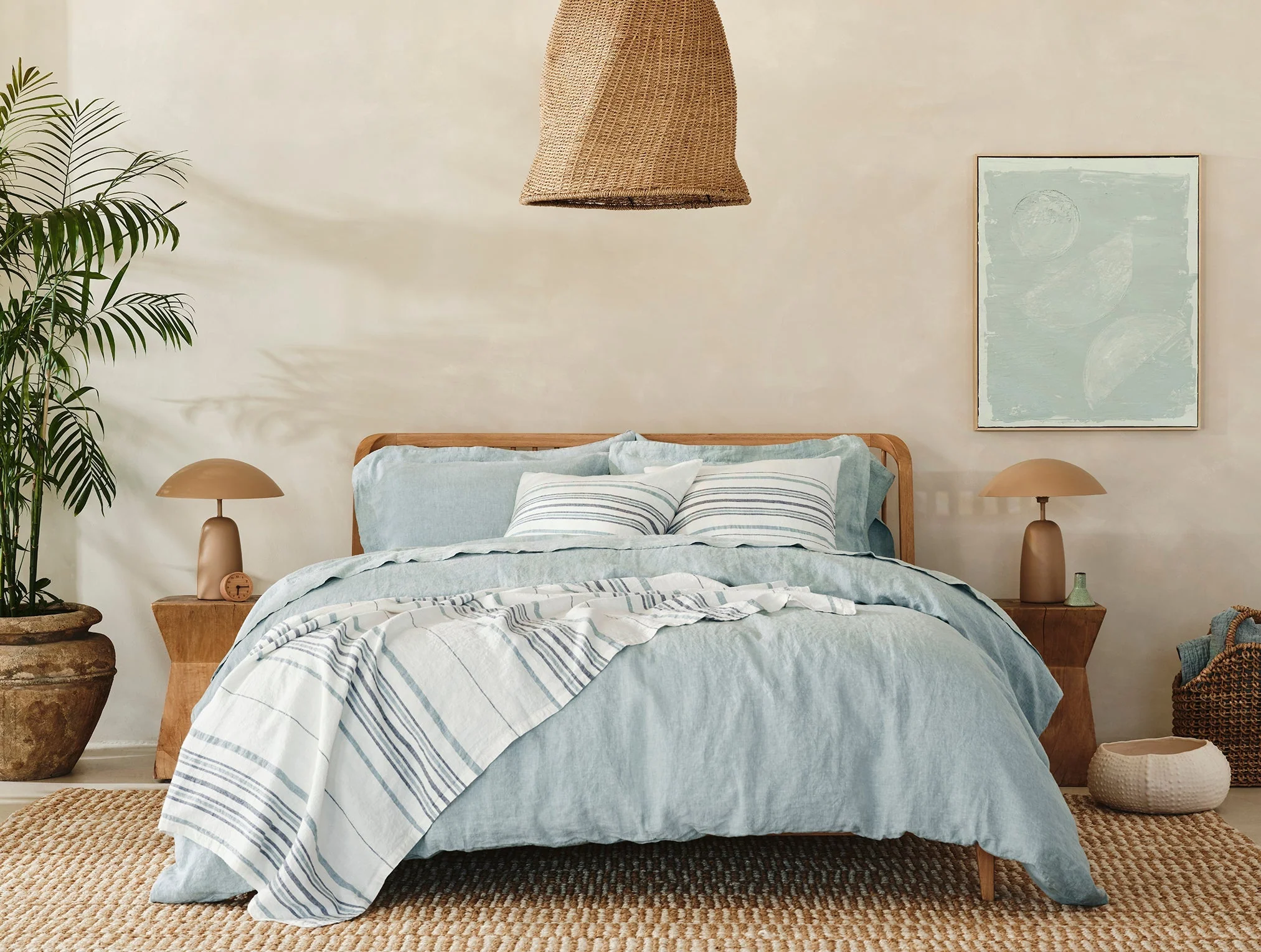 Organic Relaxed Linen Duvet Cover - Image 2