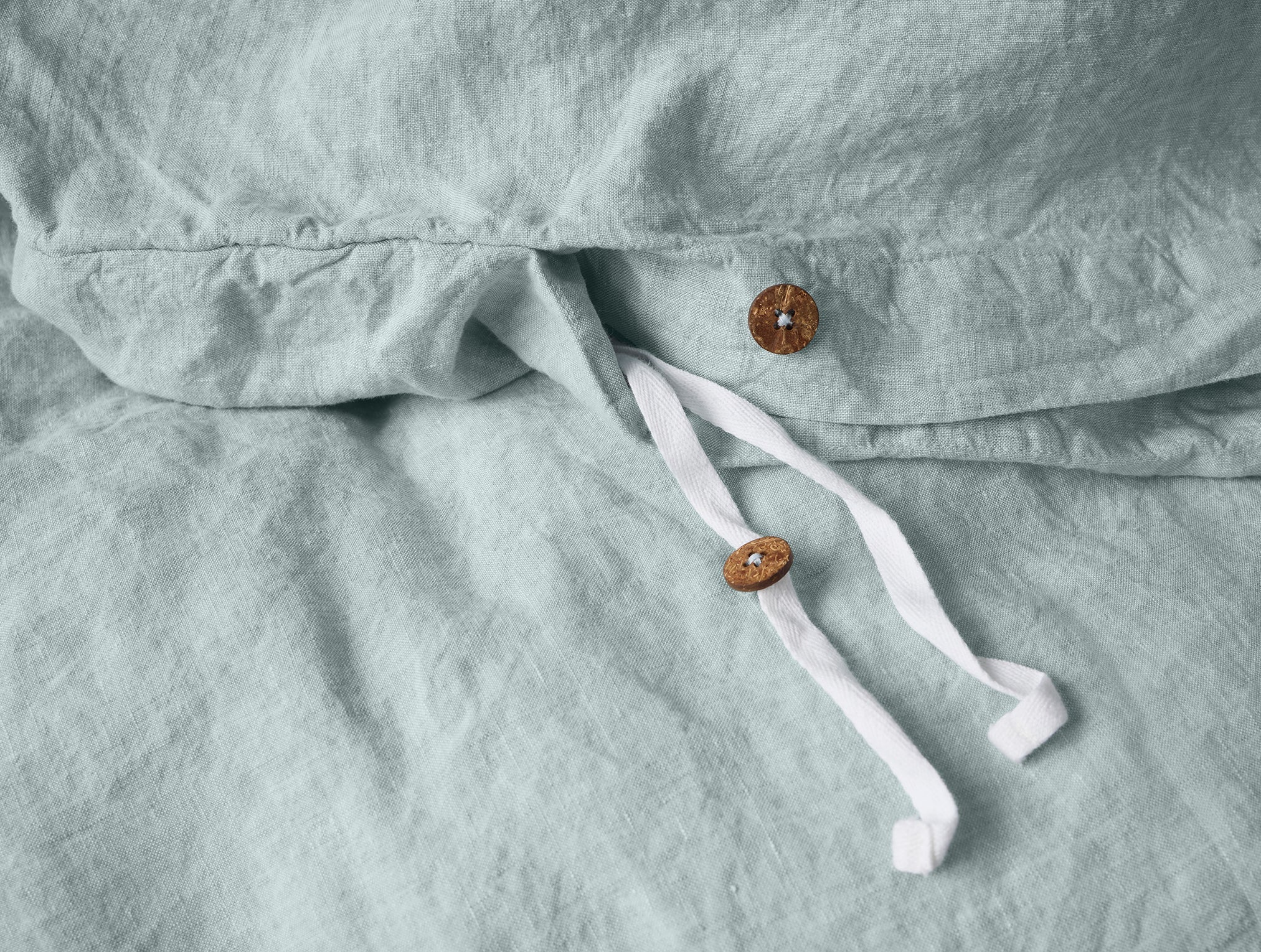 Organic Relaxed Linen Duvet Cover - Image 6