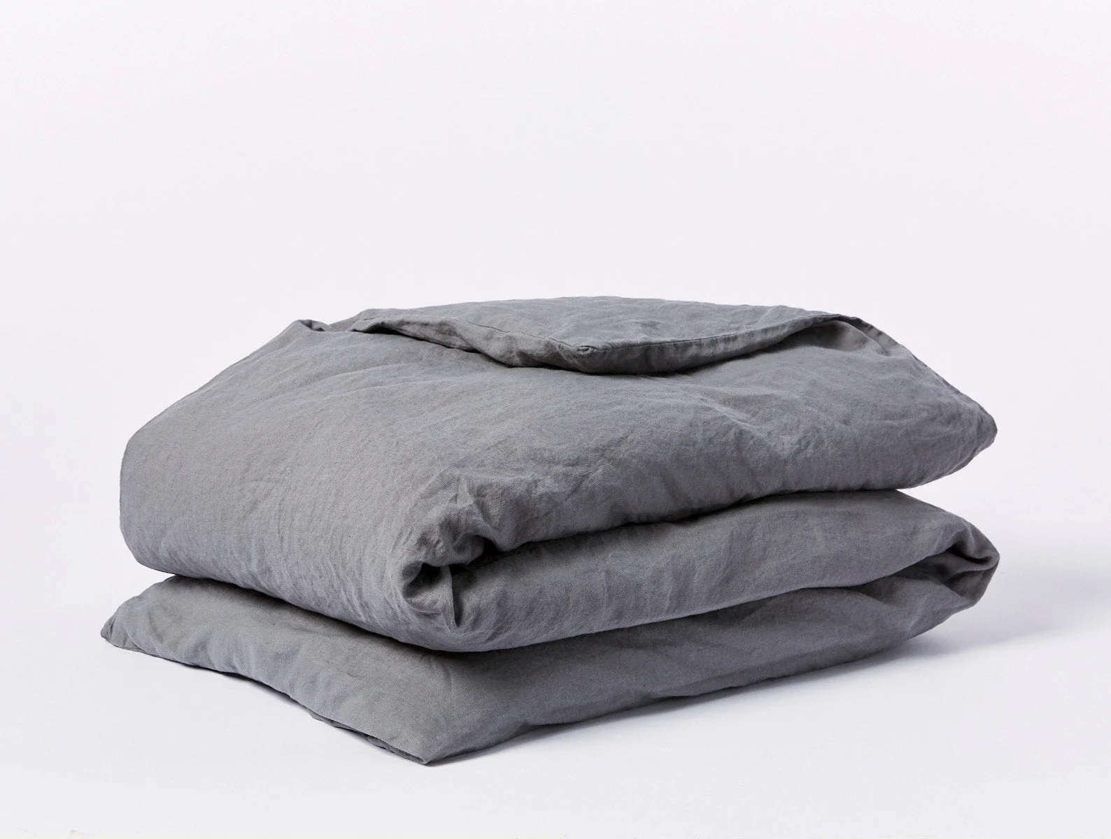 Organic Relaxed Linen Duvet Cover - Renewed - Image 3