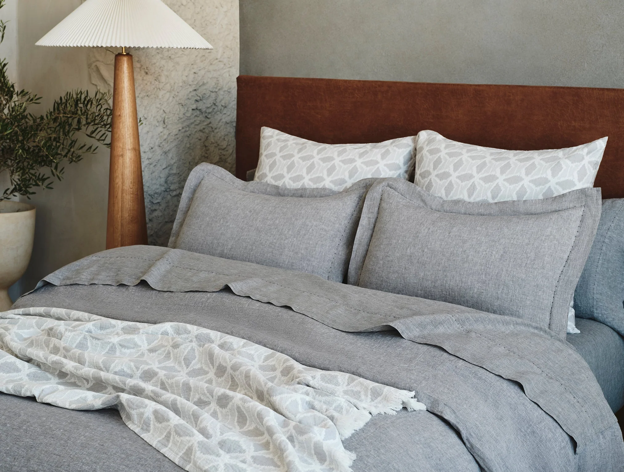 Organic Relaxed Linen Sham - Image 2
