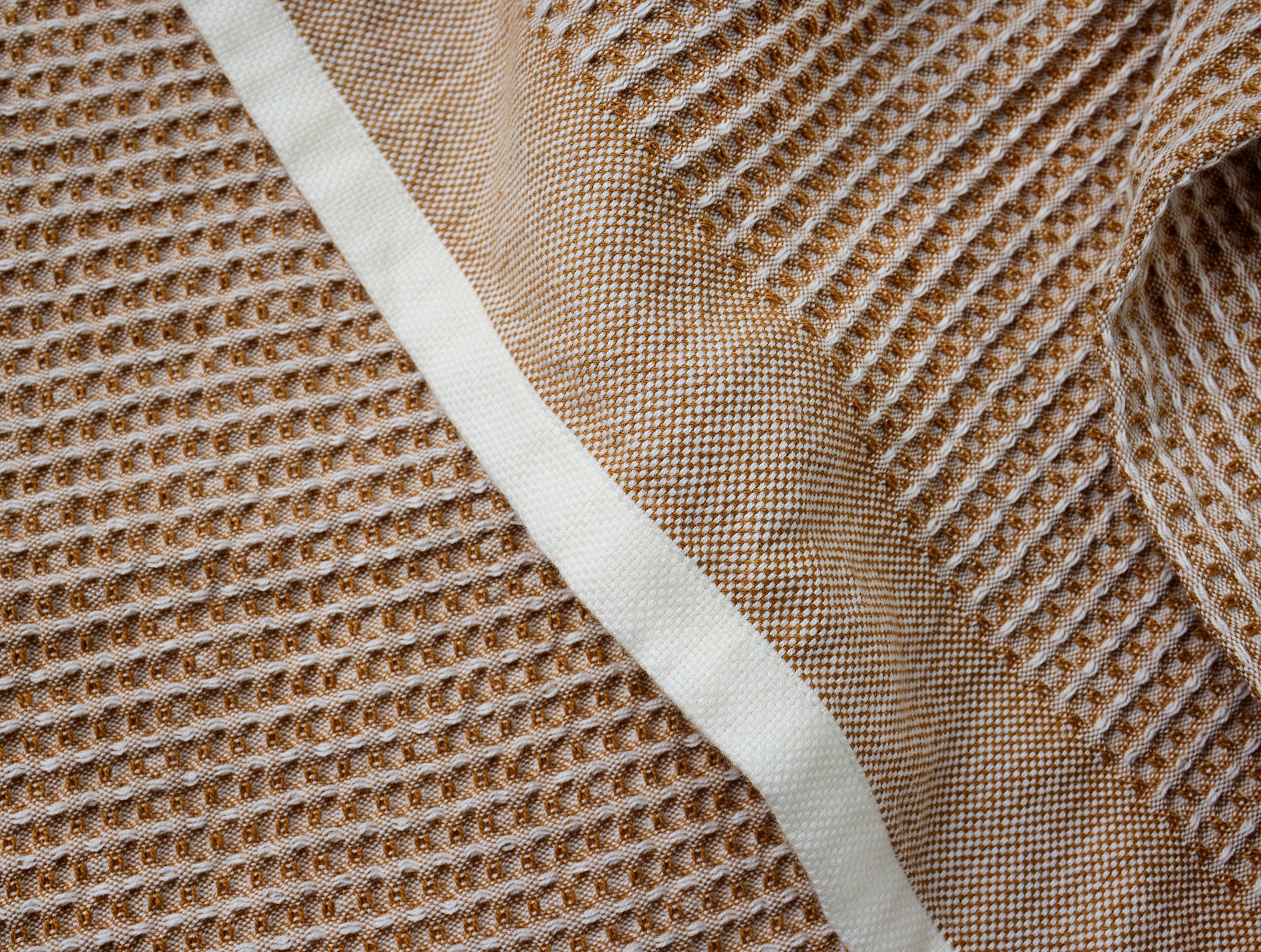 Organic Waffle Kitchen Towels, Set of 4 - Image 4