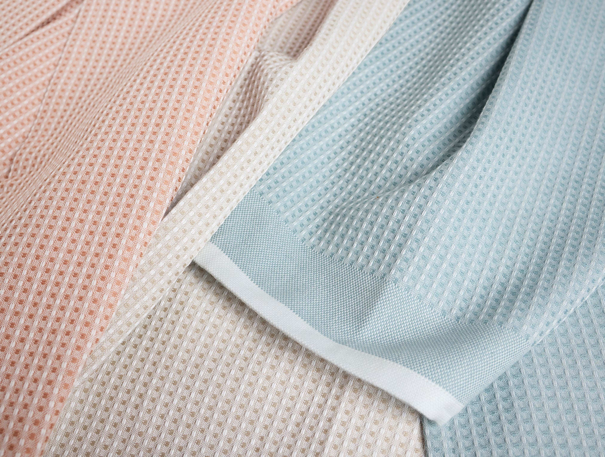 Organic Waffle Kitchen Towels, Set of 6 - Image 2