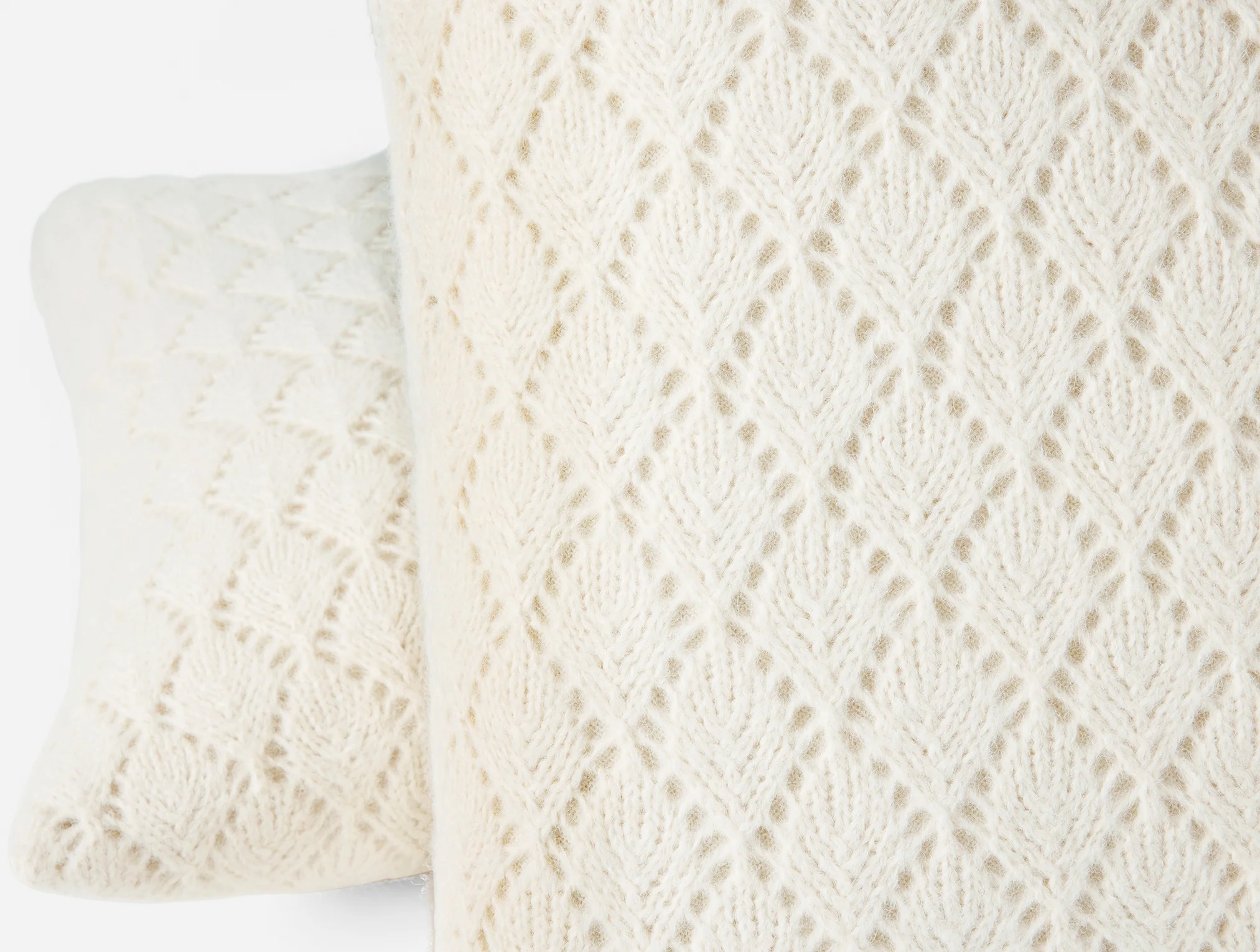 Paracas Alpaca Cotton Knit Decorative Pillow Cover - Image 2
