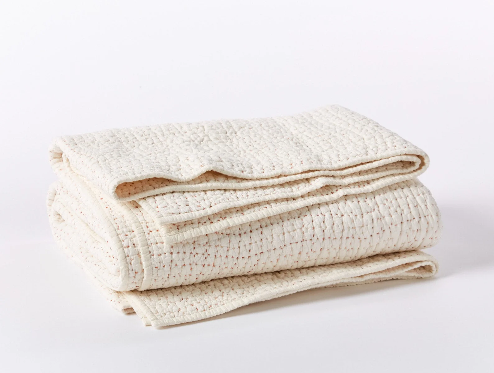 Pebbled Handstitched Organic Quilt - Renewed