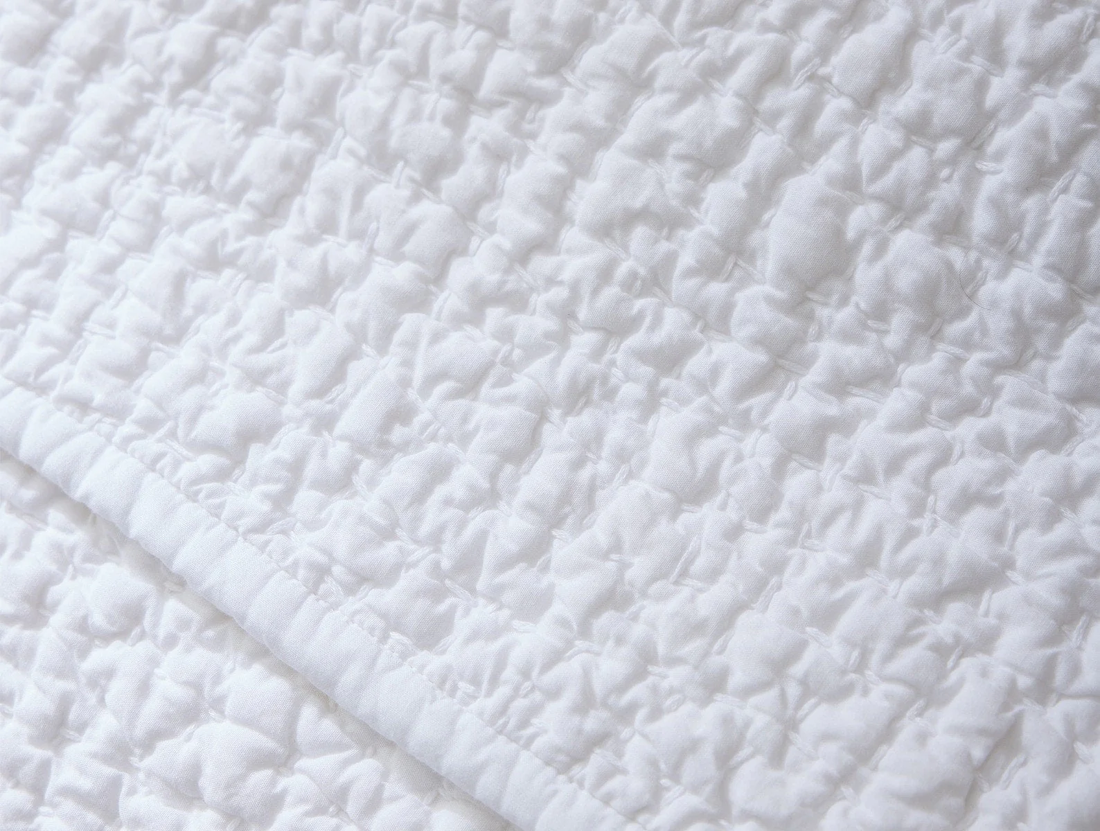 Pebbled Handstitched Organic Sham - Renewed - Image 2
