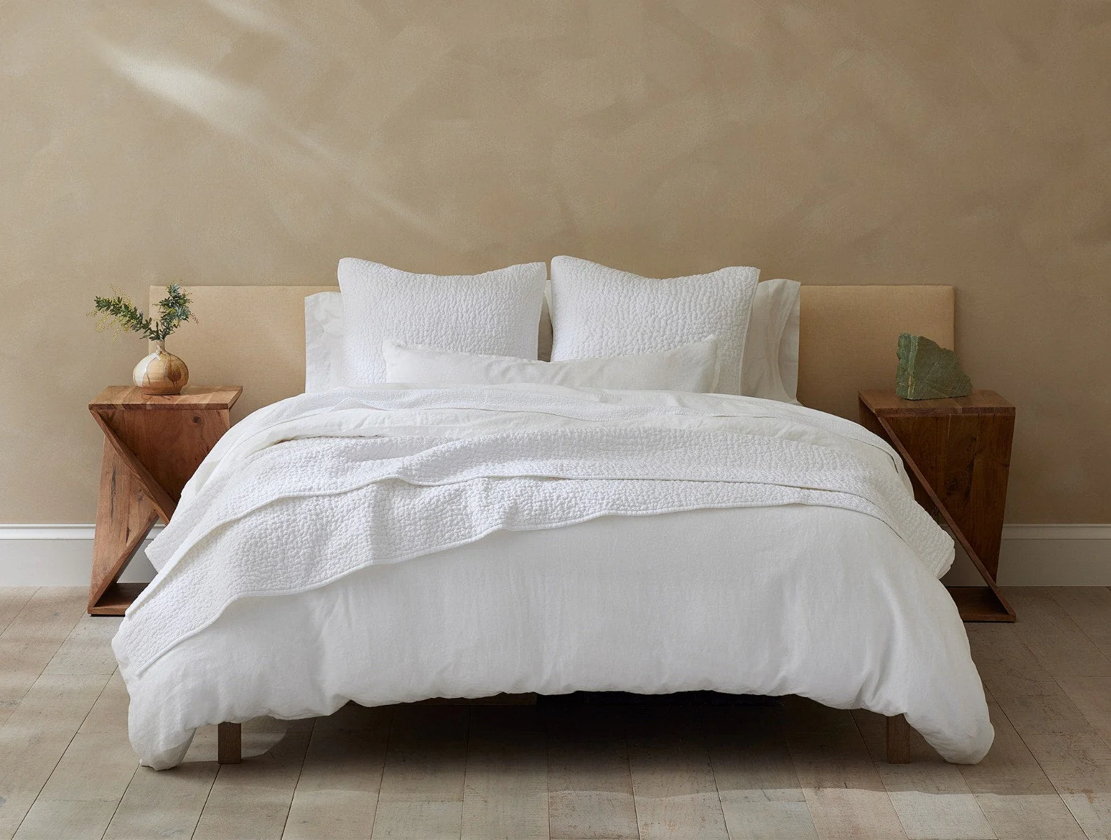 Pebbled Handstitched Organic Sham - Renewed - Image 3