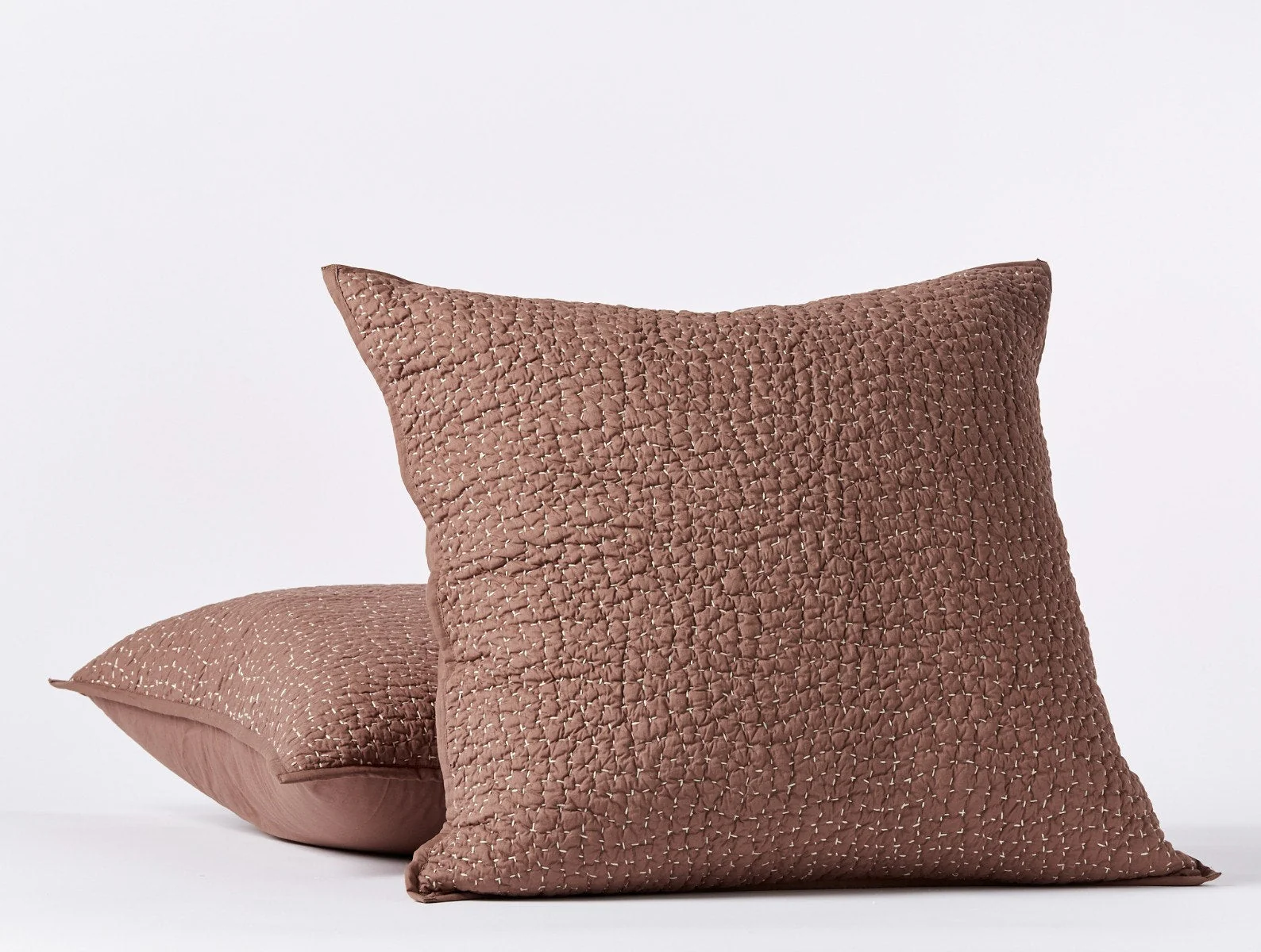 Pebbled Handstitched Organic Sham - Renewed - Image 10
