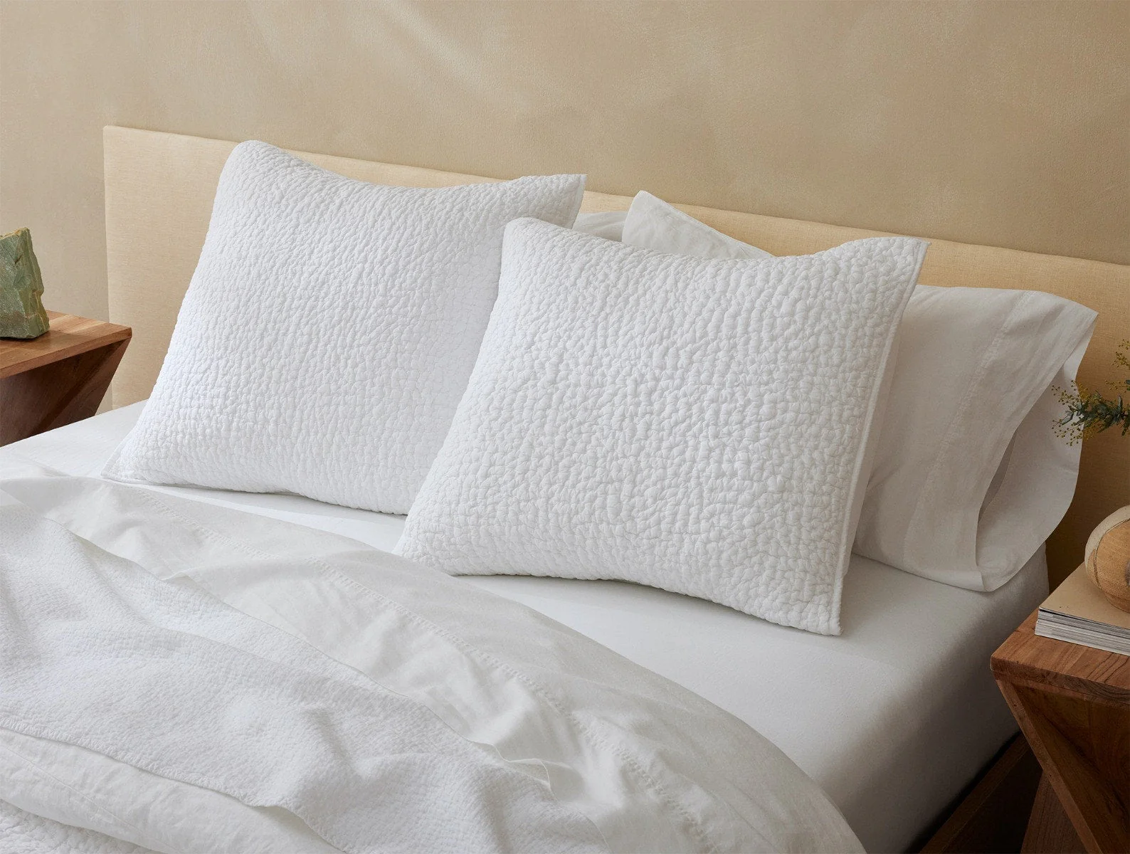 Pebbled Handstitched Organic Sham - Renewed - Image 5