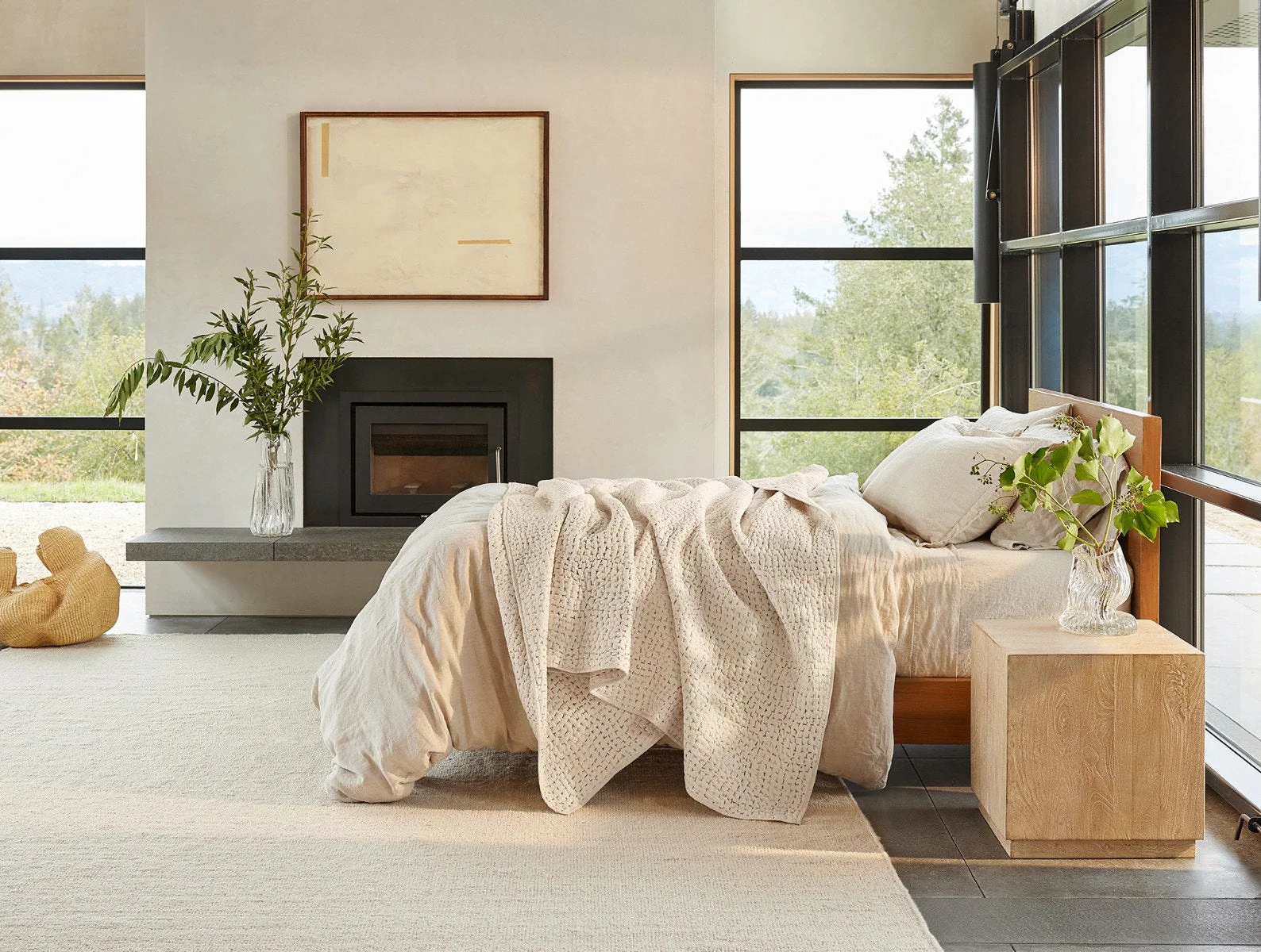 Pebbled Handstitched Organic Sham - Renewed - Image 8