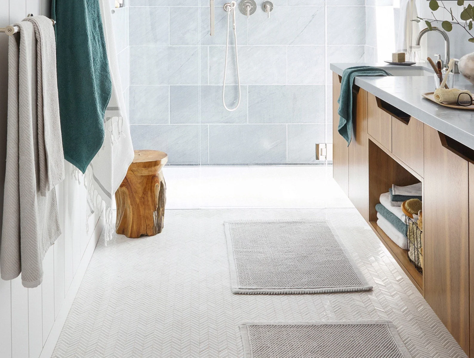 Pebbled Organic Bath Rug - Renewed - Image 5