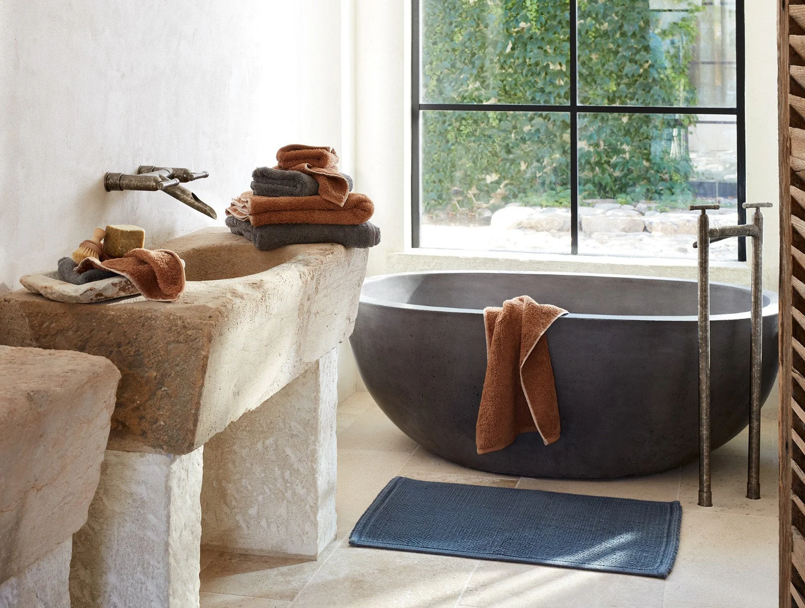 Pebbled Organic Bath Rug - Renewed - Image 7