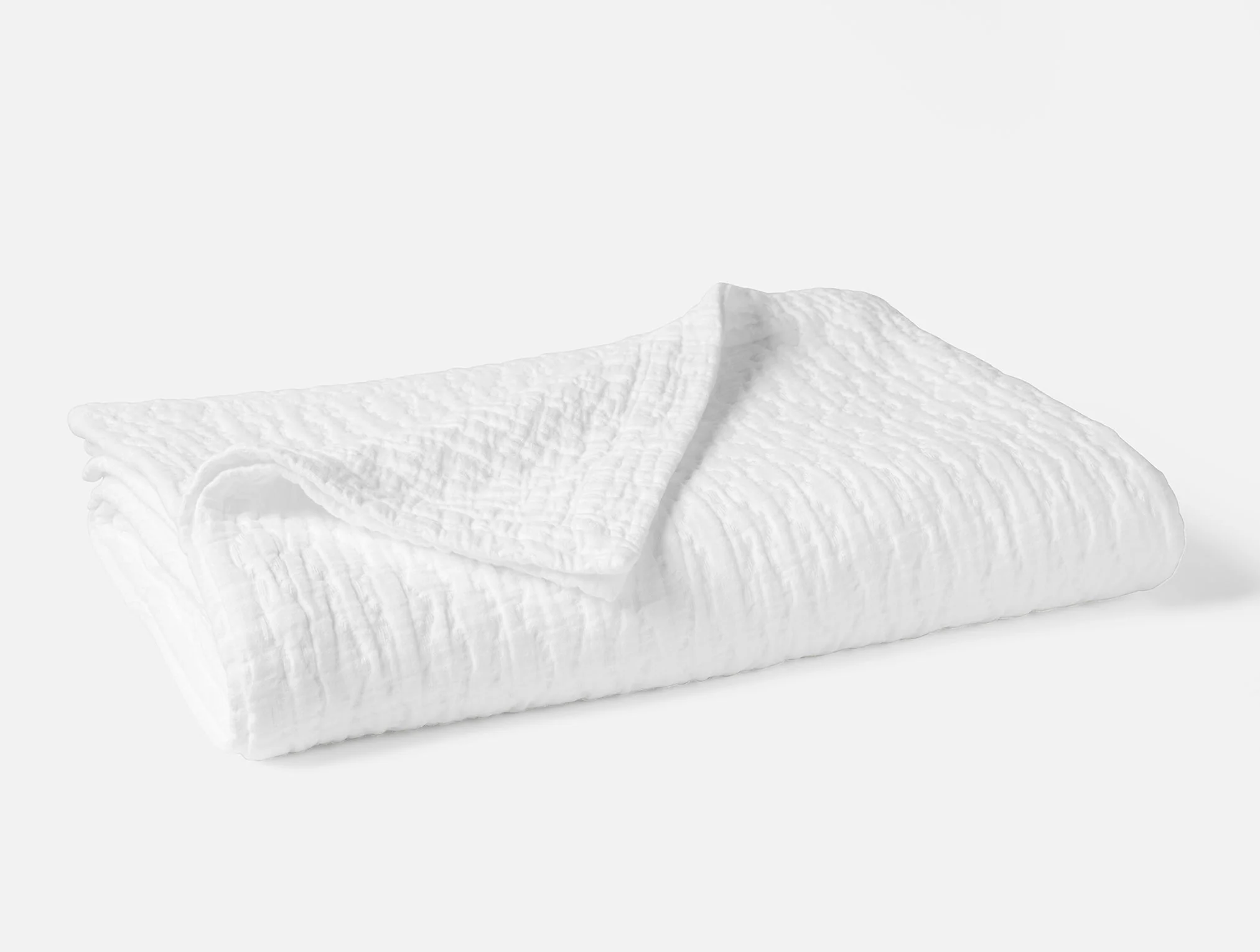 Pescadero Organic Matelasse Coverlet