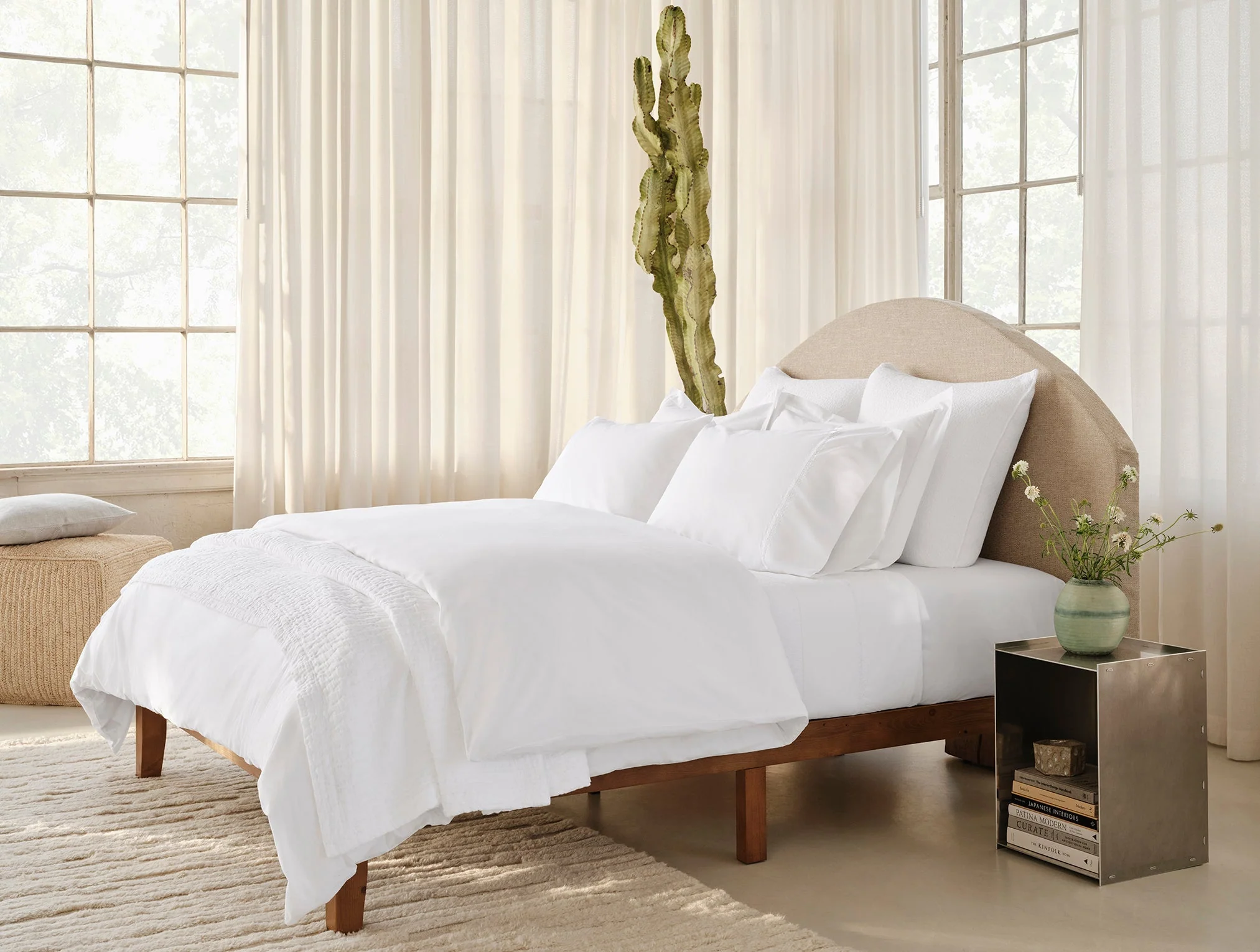 Pescadero Organic Matelasse Coverlet - Image 2