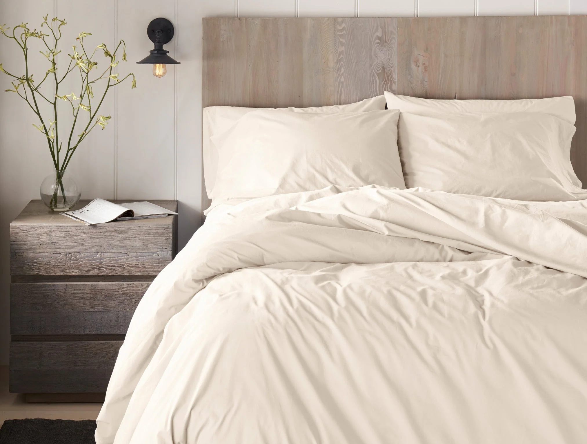 Refined Organic Percale Duvet Cover - Renewed - Image 5