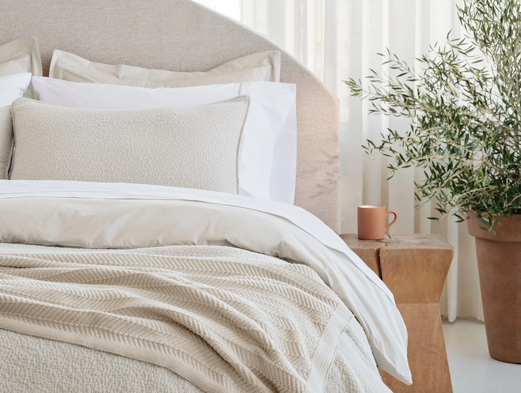 Refined Organic Percale Sheet Set - Image 3