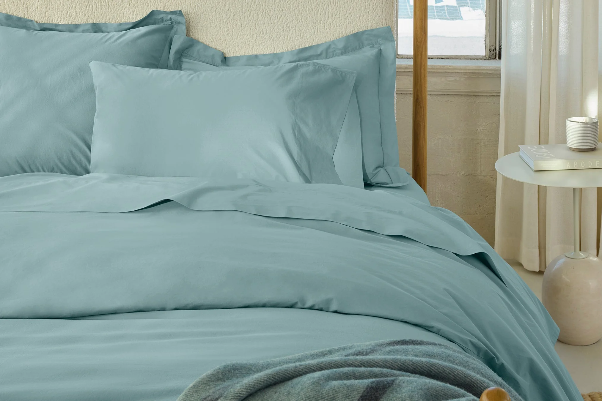 Refined Organic Percale Sheet Set - Image 3