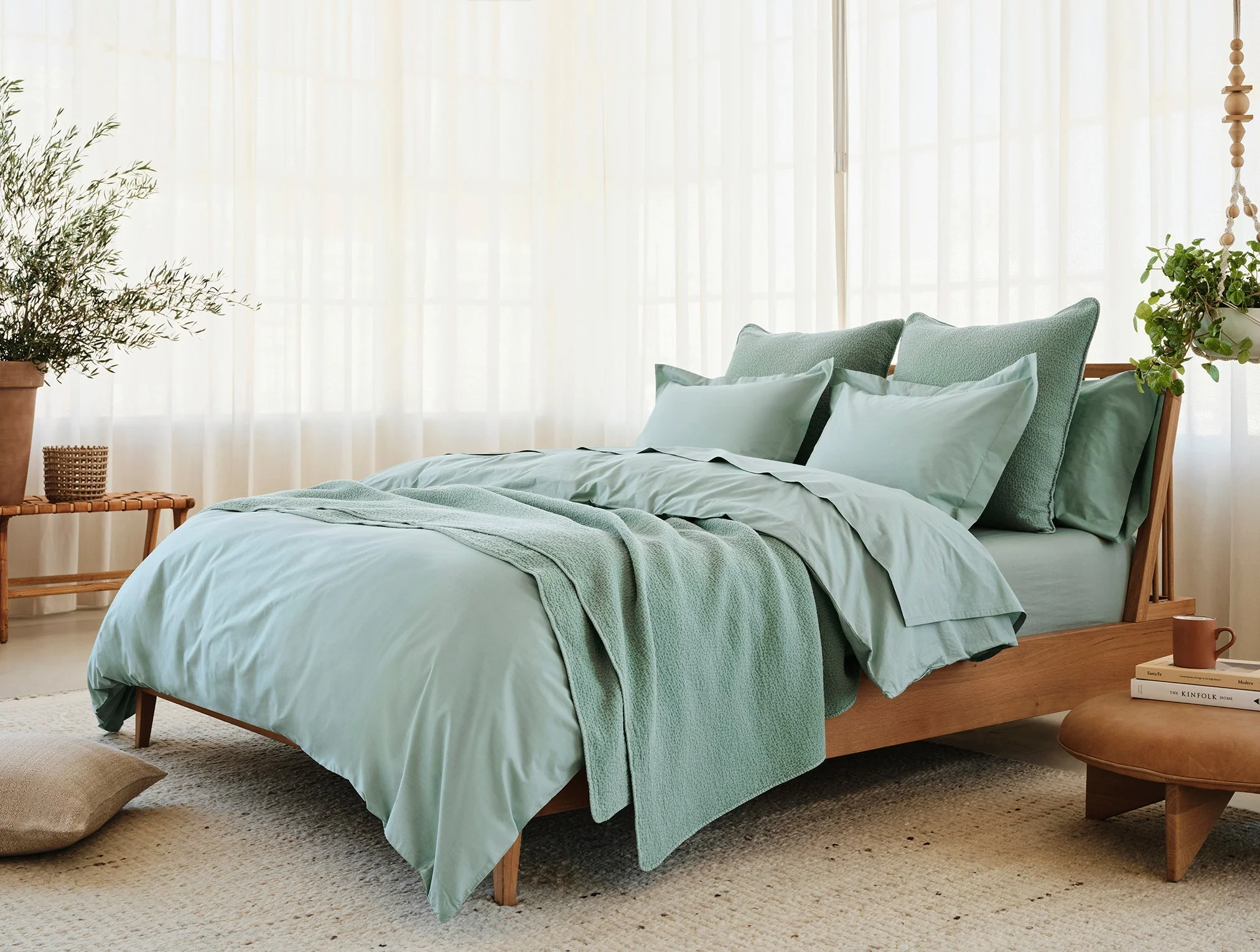 Refined Organic Percale Sheet Set - Image 4