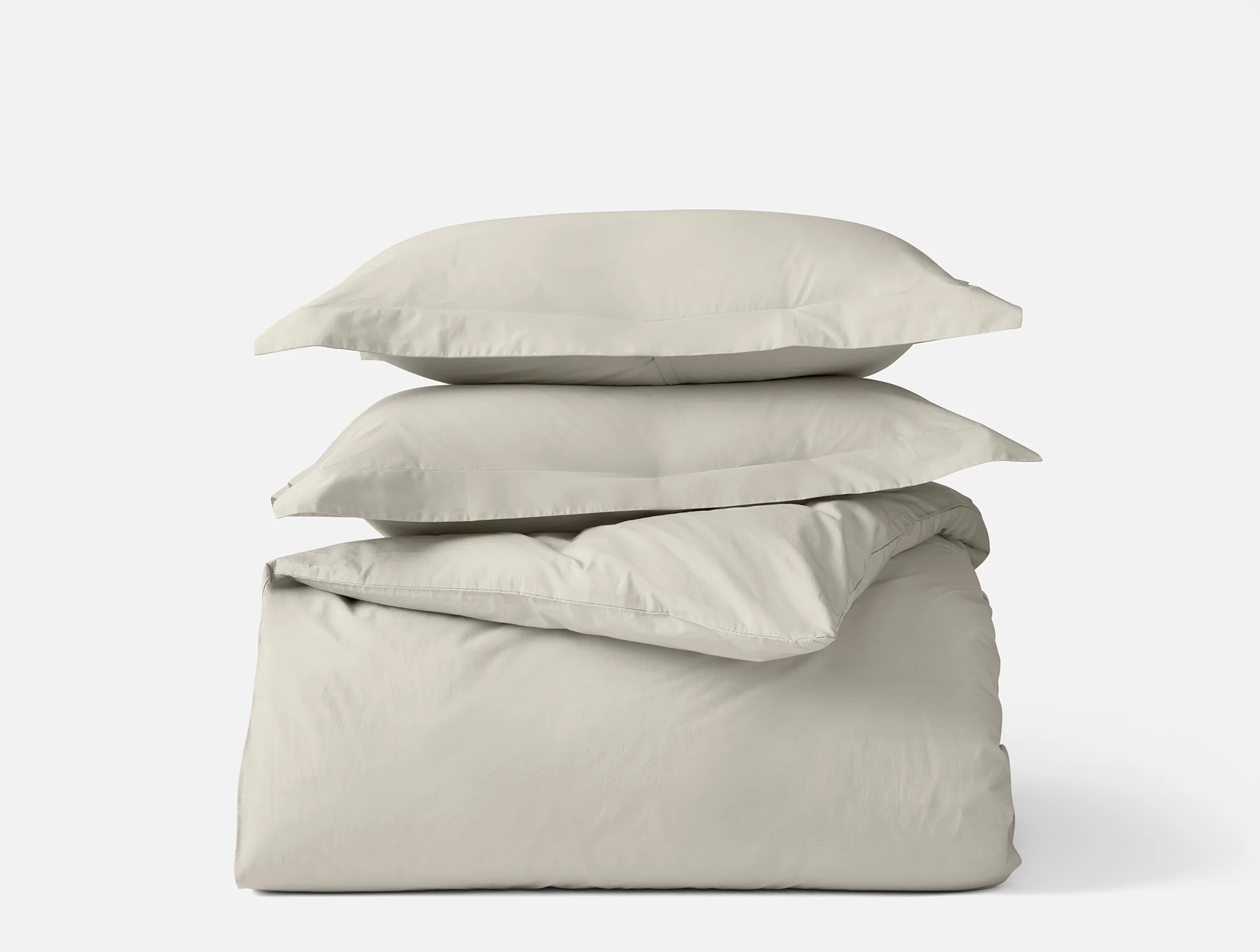 Refined Organic Percale Duvet Set - Image 4