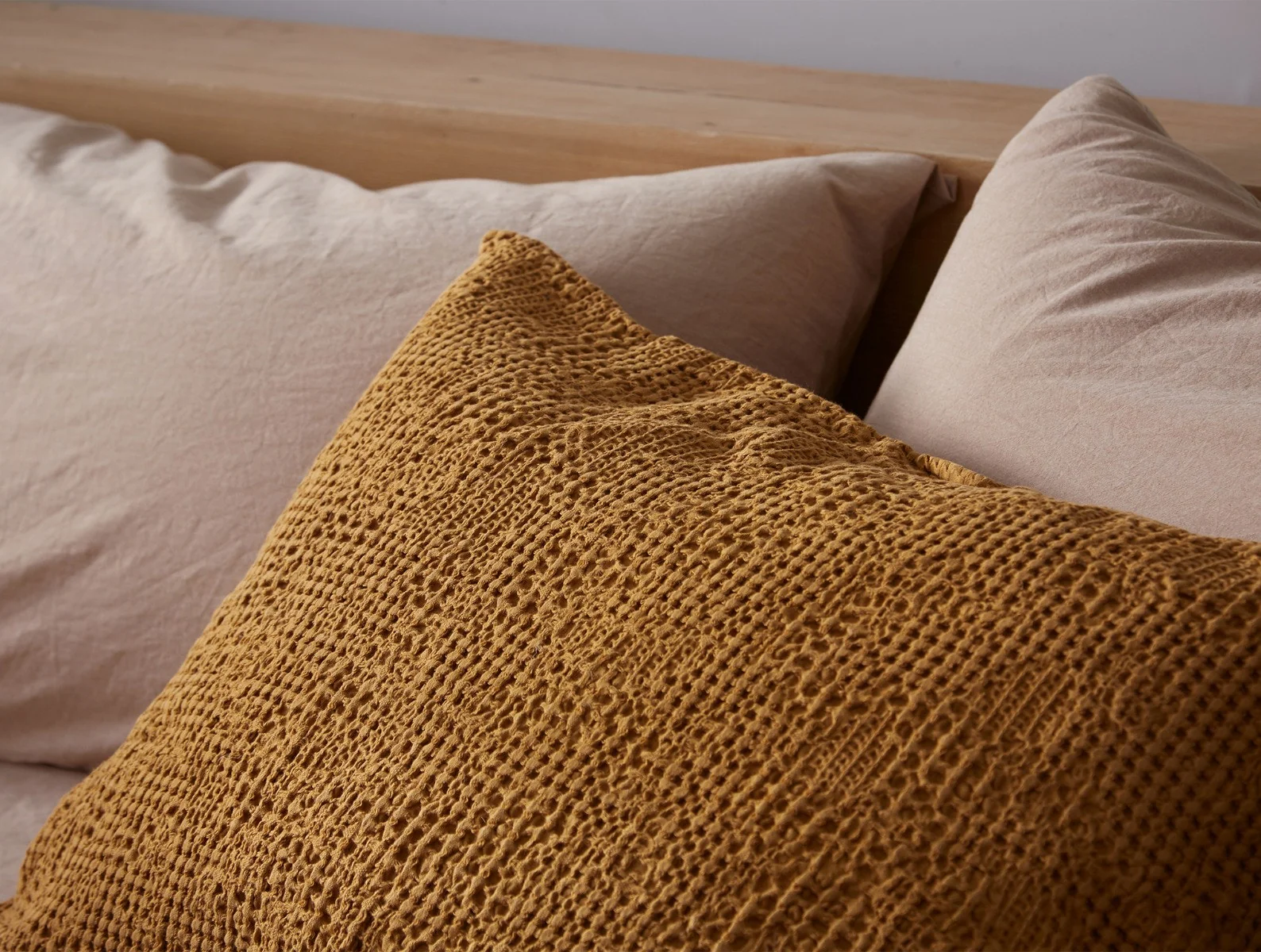 Reyes Organic Waffle Sham - Renewed - Image 3