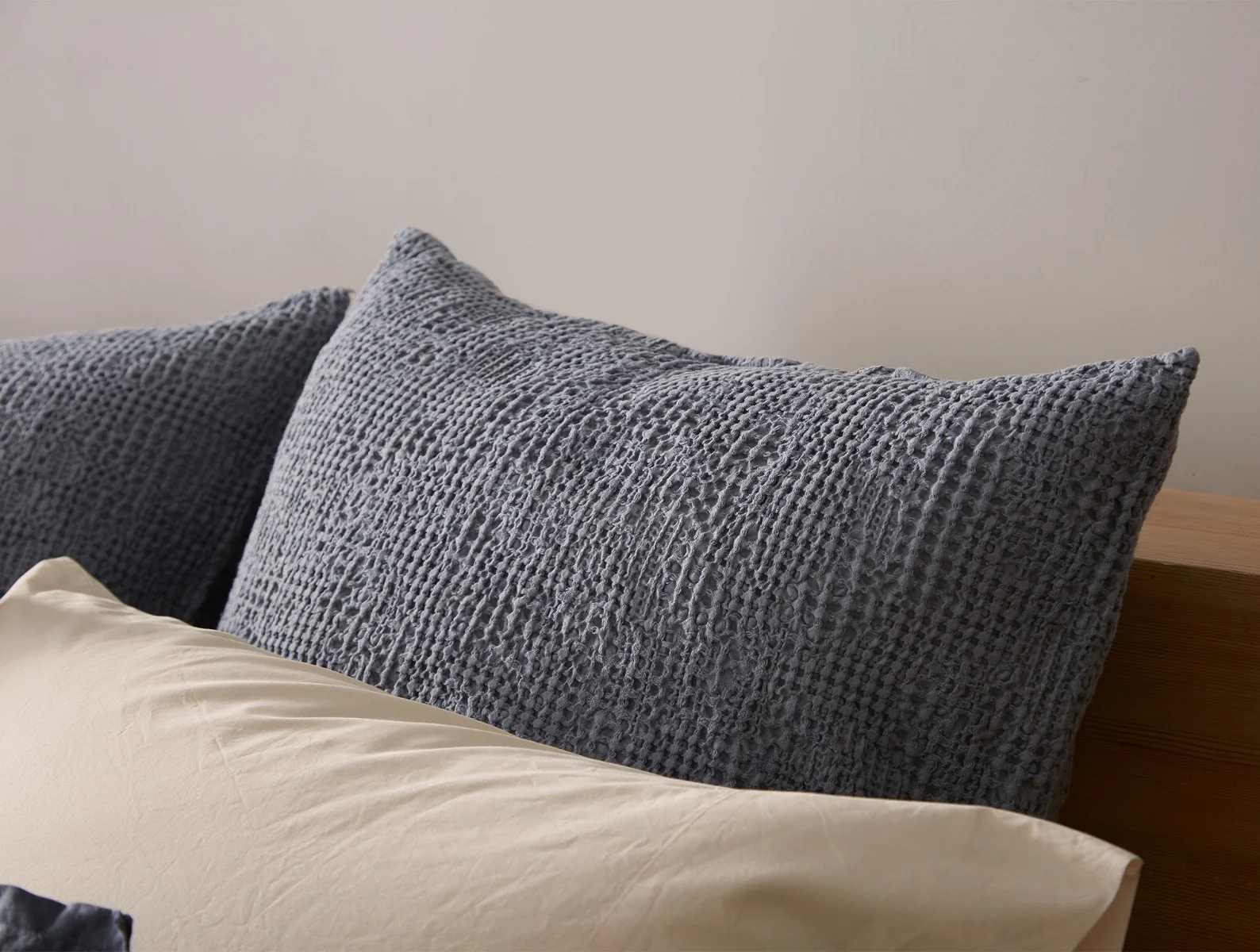 Reyes Organic Waffle Sham - Renewed - Image 2